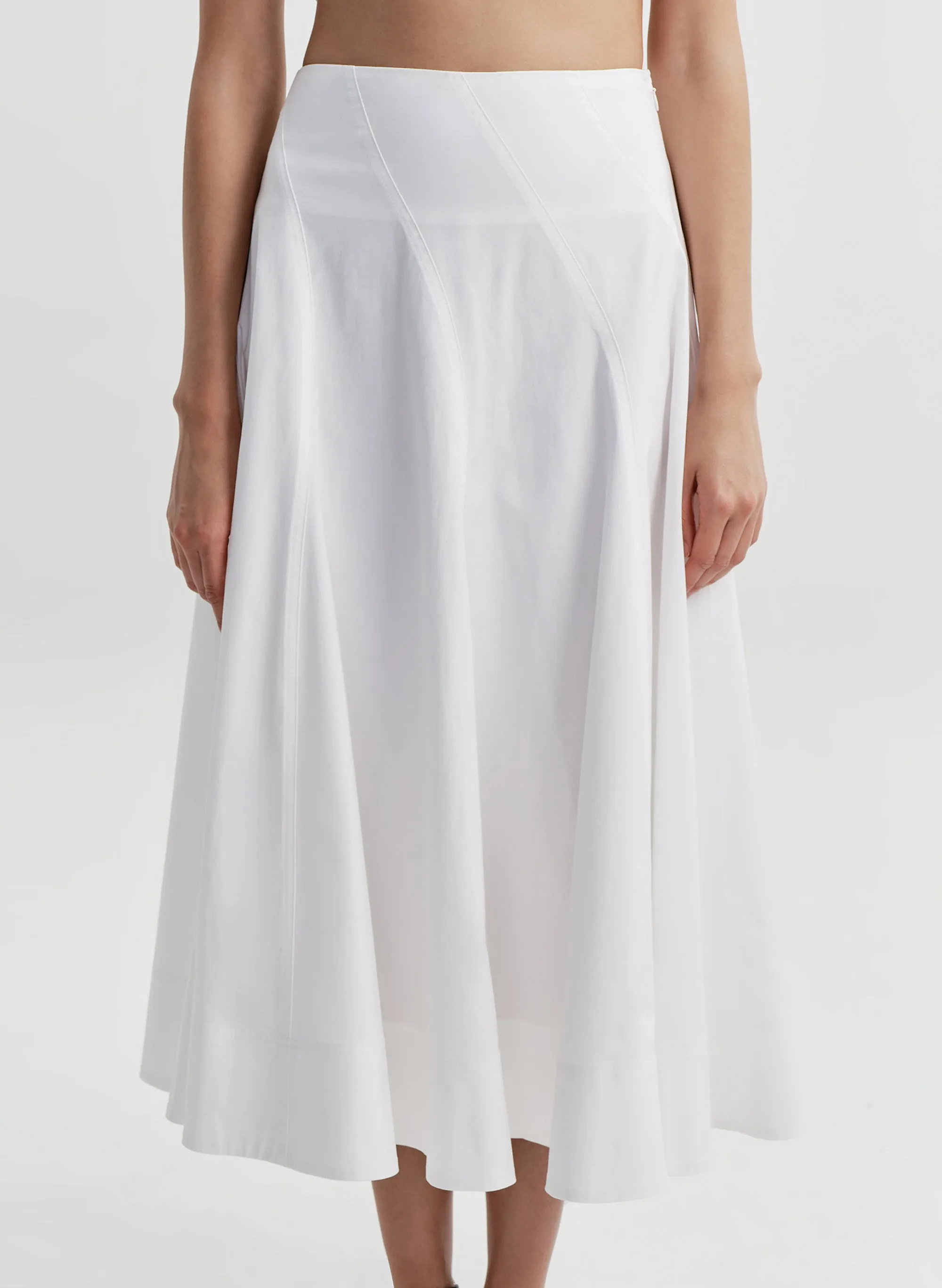 Gemma Stretch Cotton Midi Skirt sold by A.L.C. product image thumbnail 2
