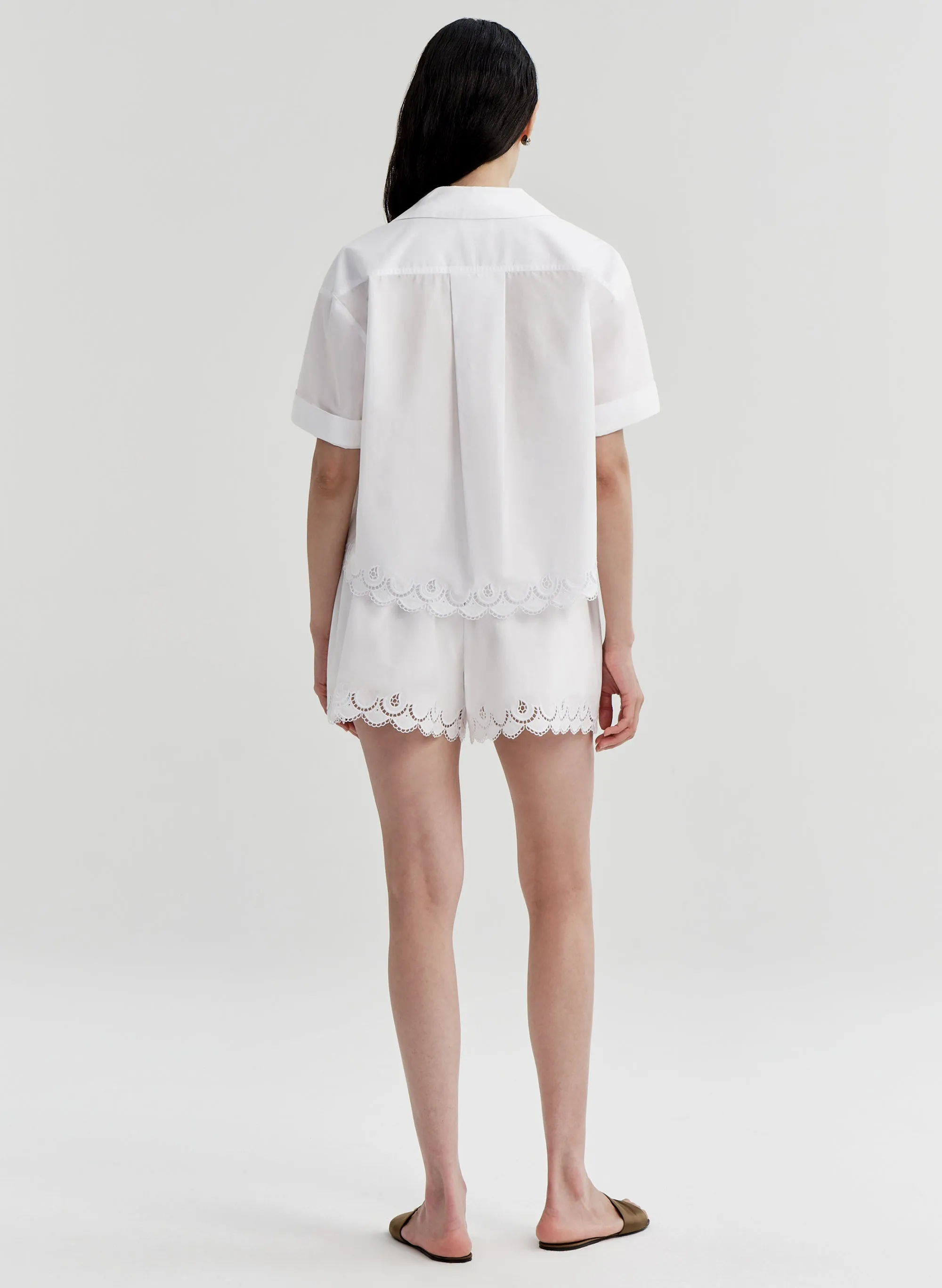 Gabrielle Embroidered Cotton Shirt sold by A.L.C. product image thumbnail 5