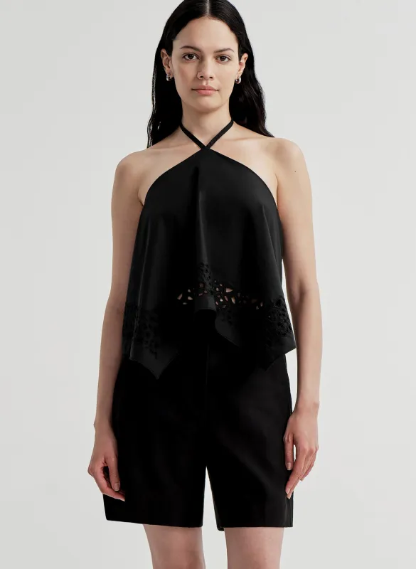 Aleia Embroidered Cotton Top made by A.L.C.