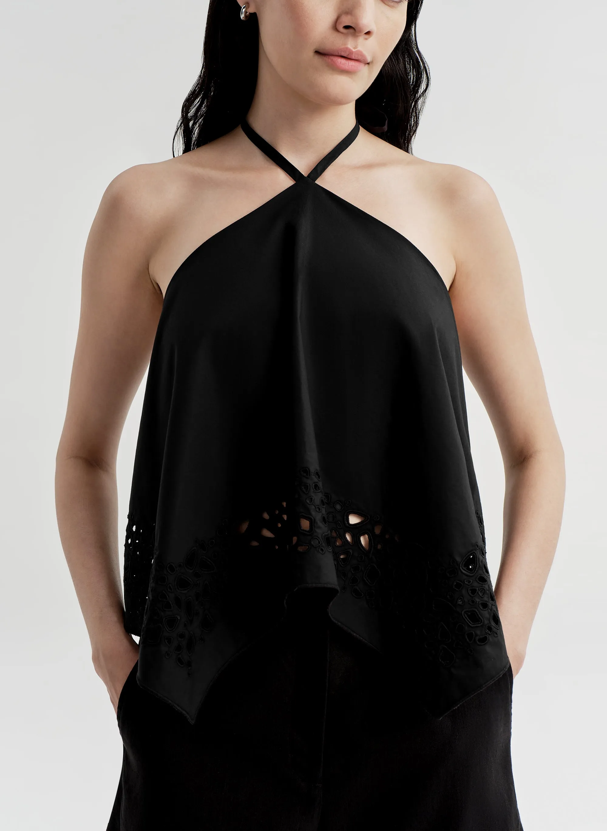 Aleia Embroidered Cotton Top sold by A.L.C. product image thumbnail 2