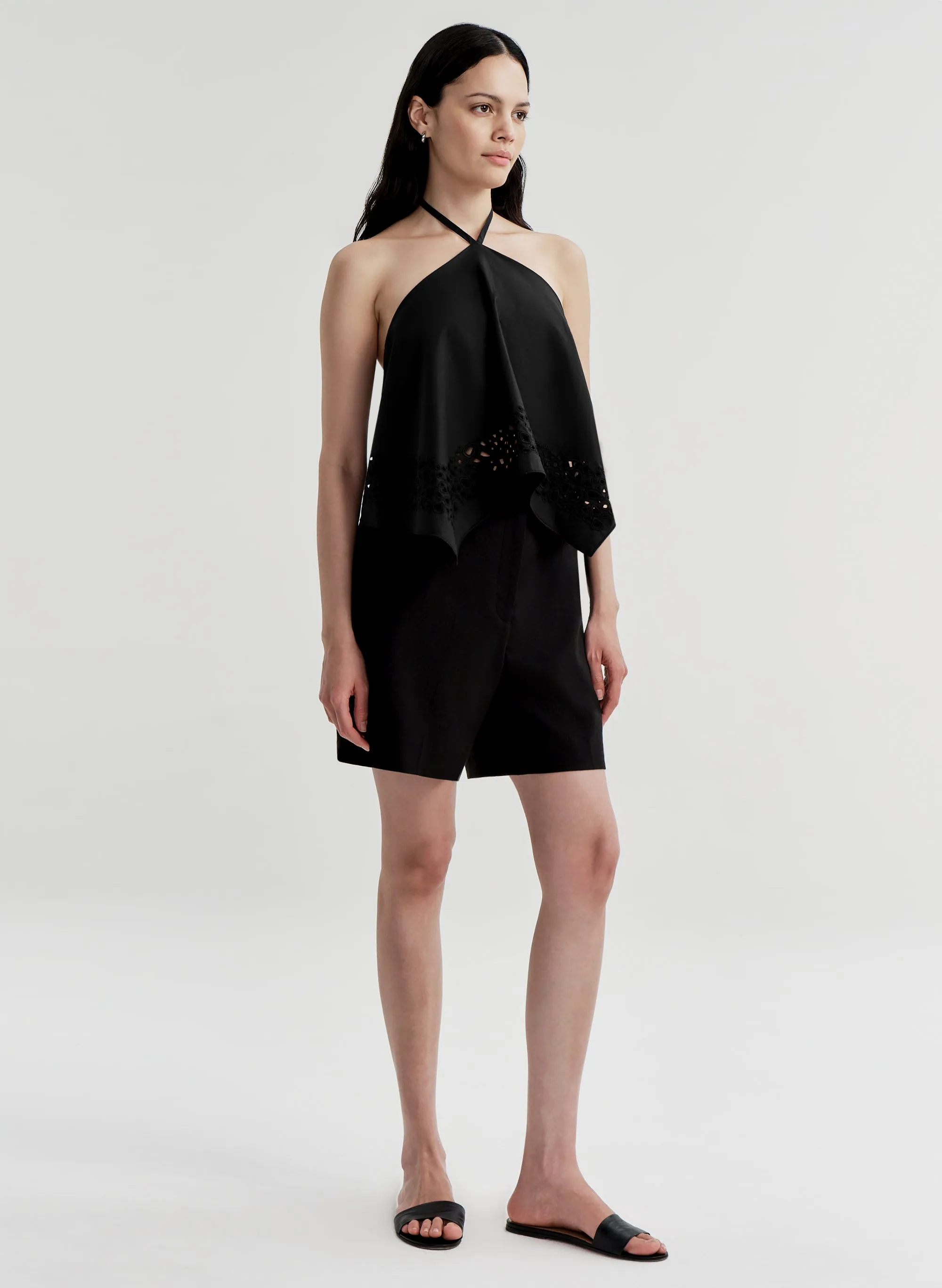 Aleia Embroidered Cotton Top sold by A.L.C. product image thumbnail 3