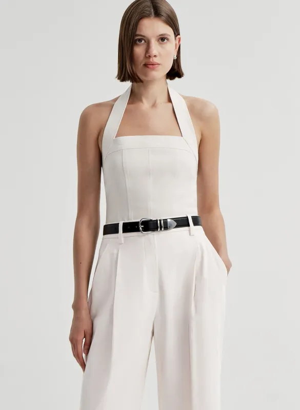 Lori Linen Halter Top made by A.L.C.