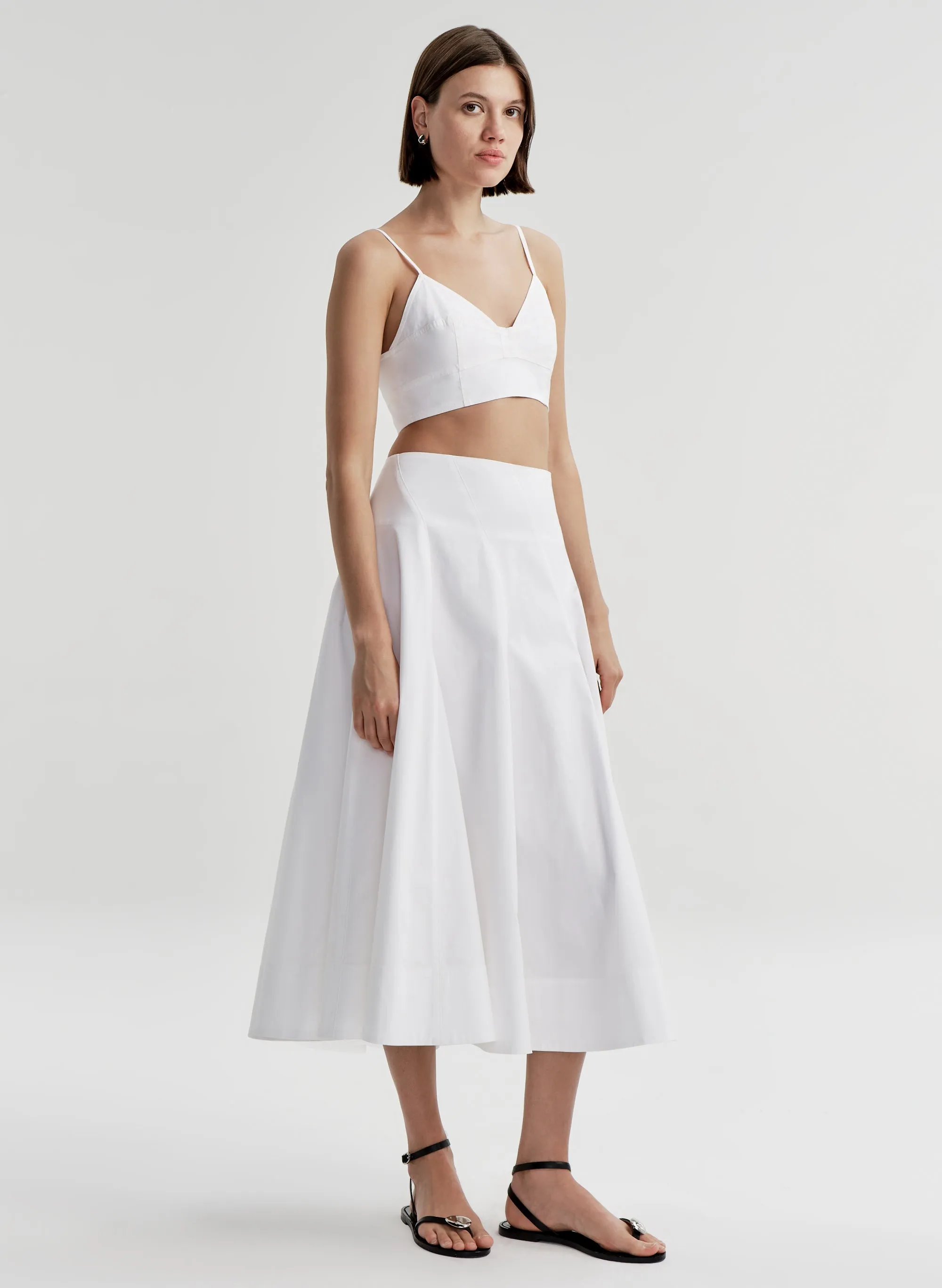 Joan Stretch Cotton Bra Top sold by A.L.C. product image thumbnail 3