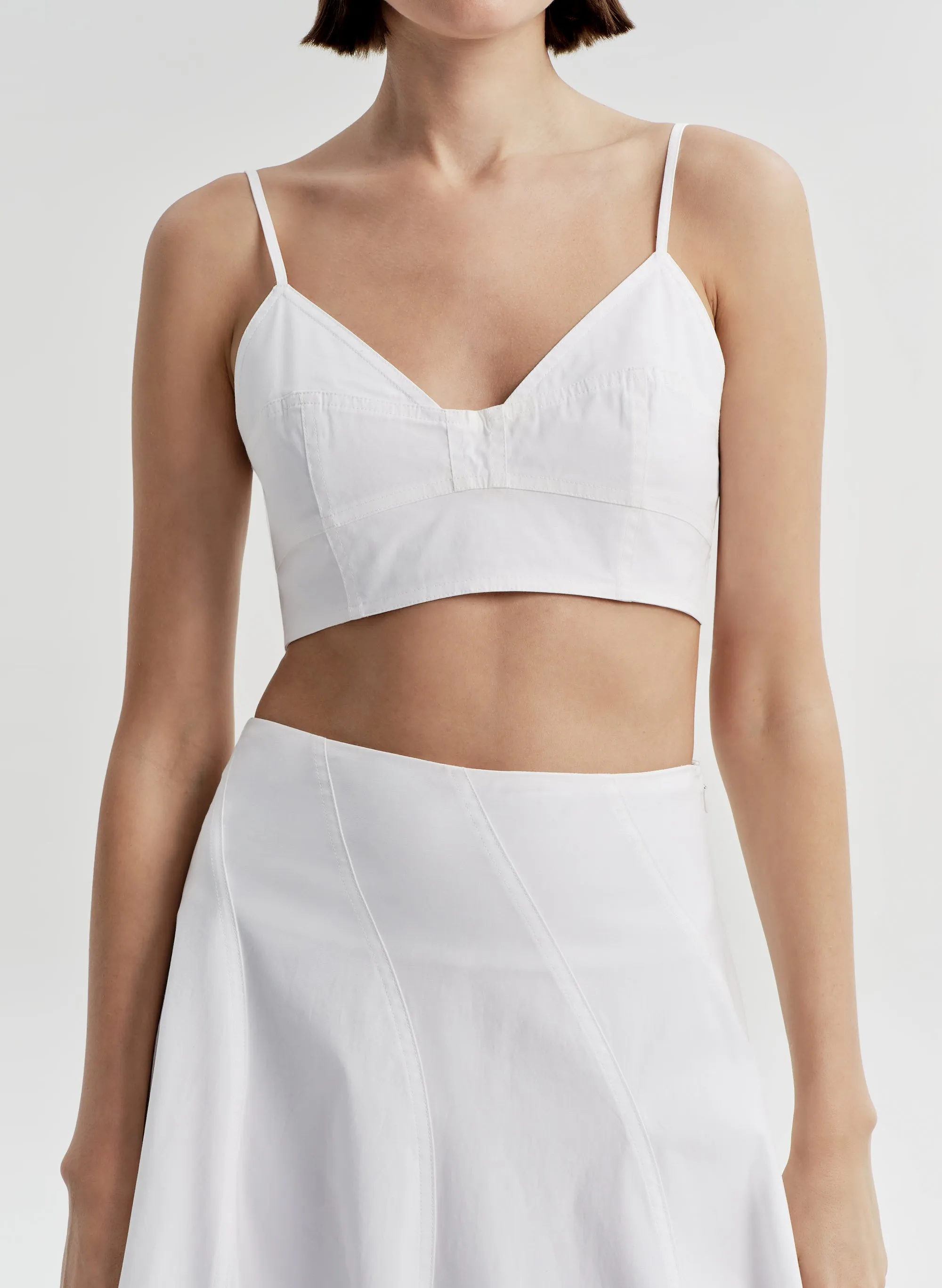 Joan Stretch Cotton Bra Top sold by A.L.C. product image thumbnail 2