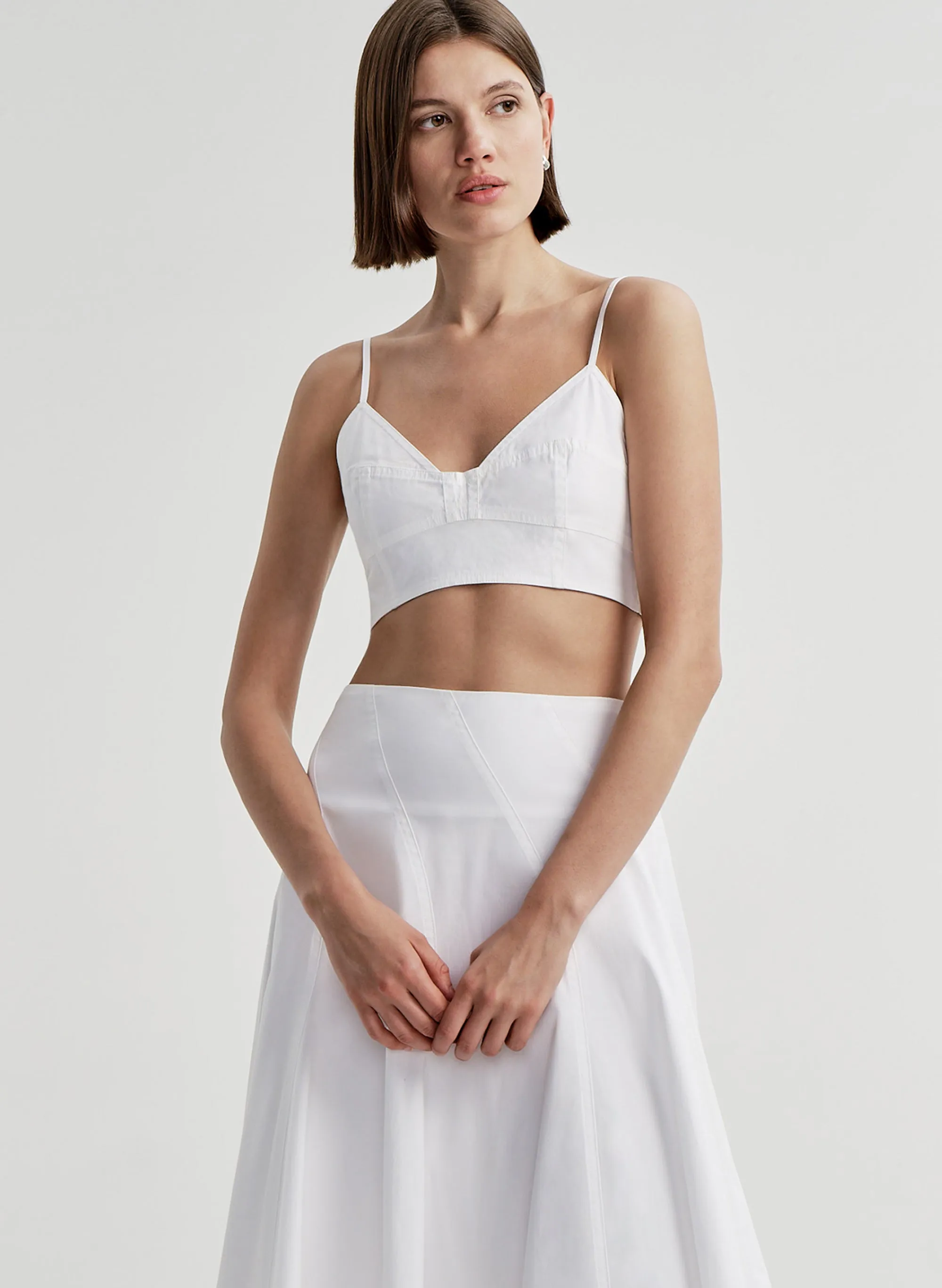 Joan Stretch Cotton Bra Top sold by A.L.C.