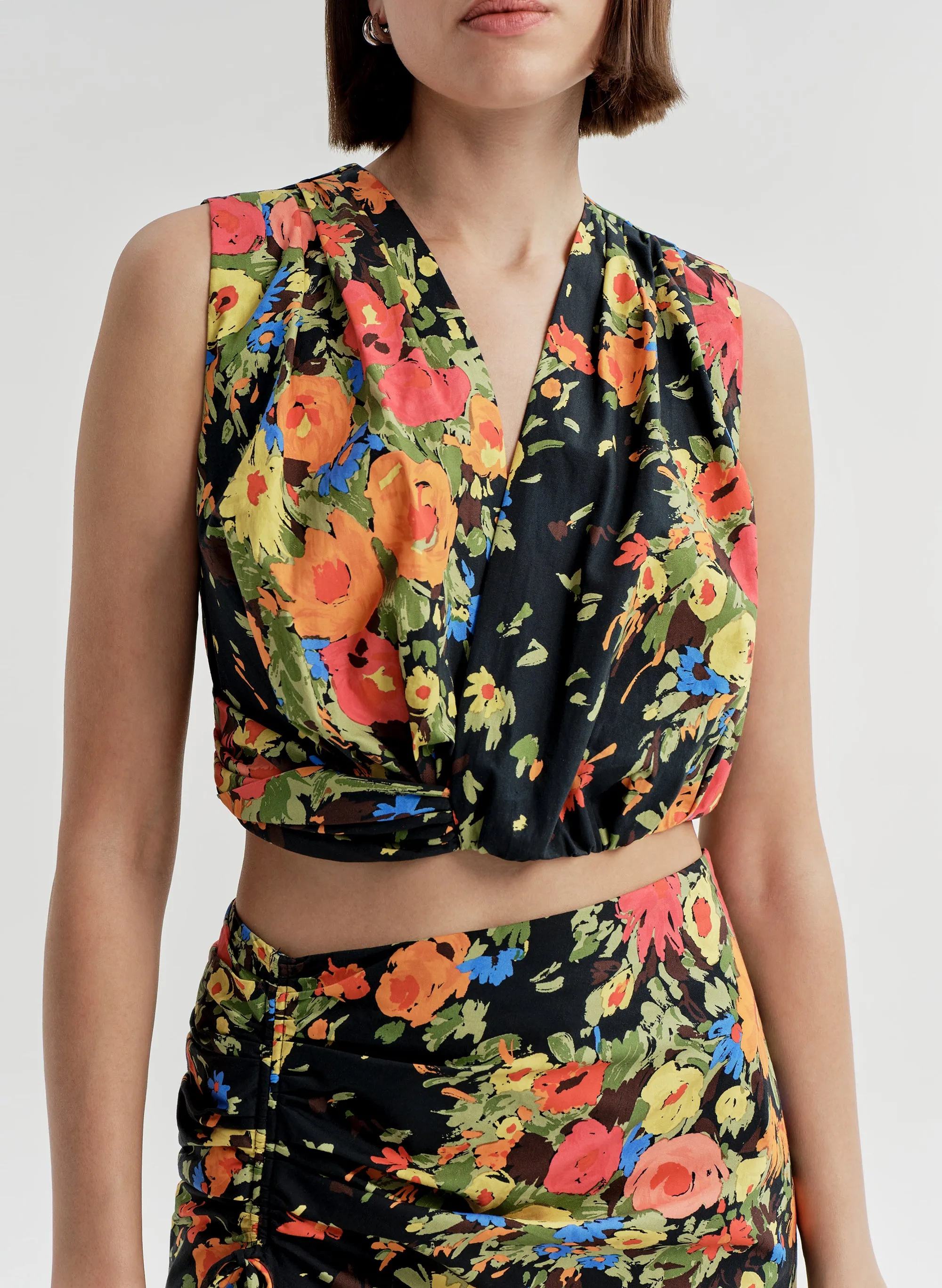 Brooklyn Cropped Floral Top sold by A.L.C. product image thumbnail 2