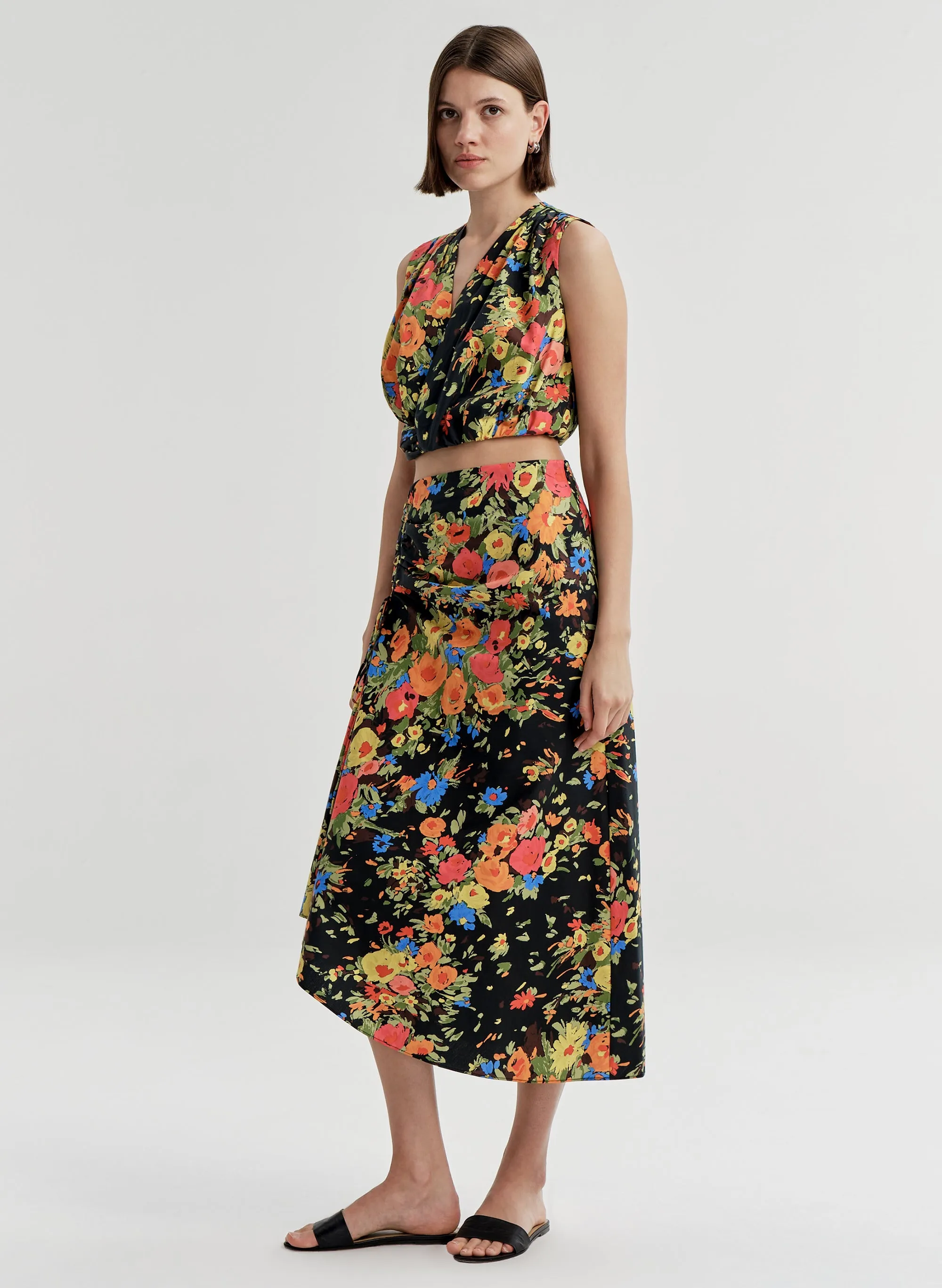 Brooklyn Cropped Floral Top sold by A.L.C. product image thumbnail 4