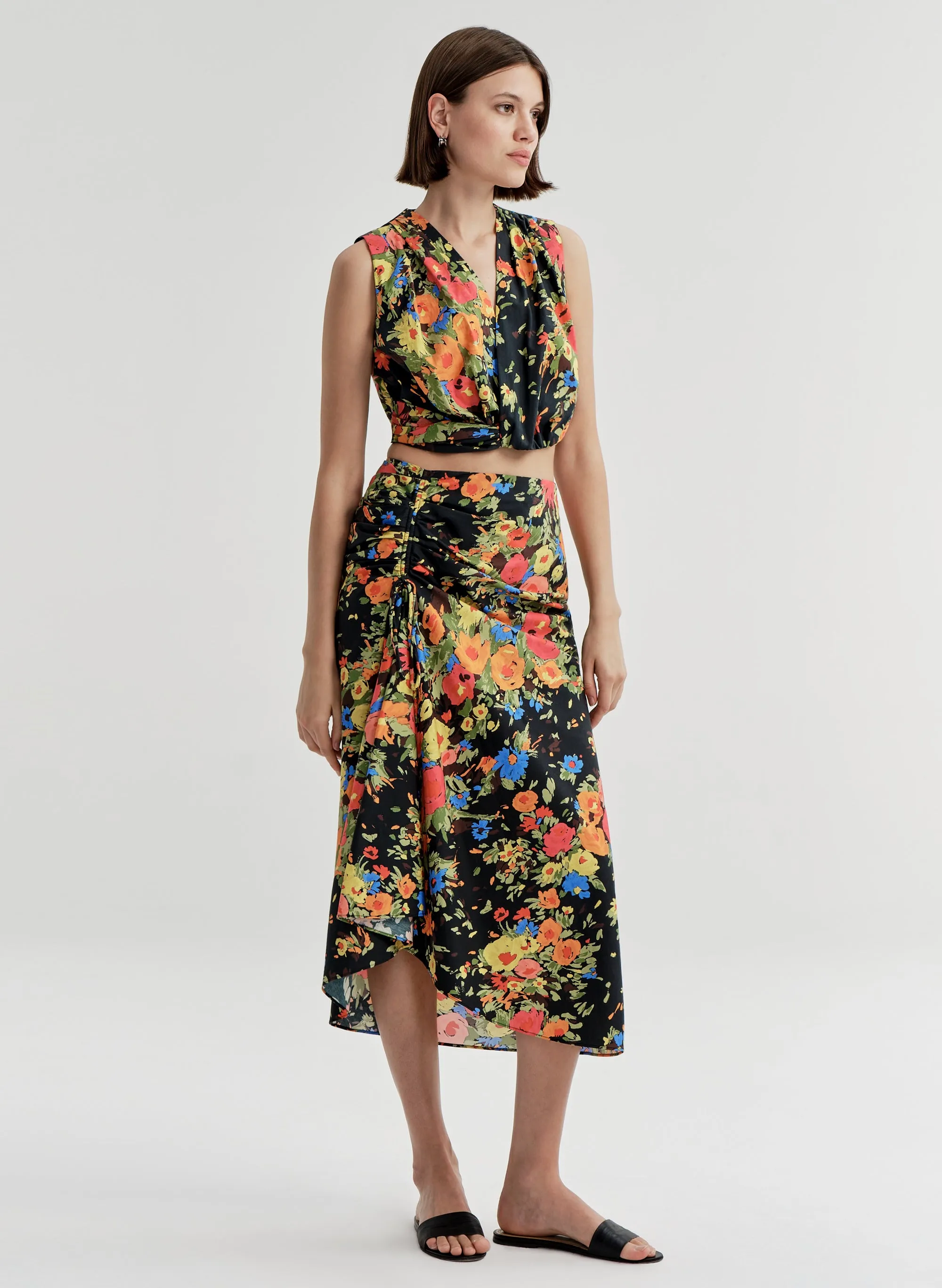 Brooklyn Cropped Floral Top sold by A.L.C. product image thumbnail 3