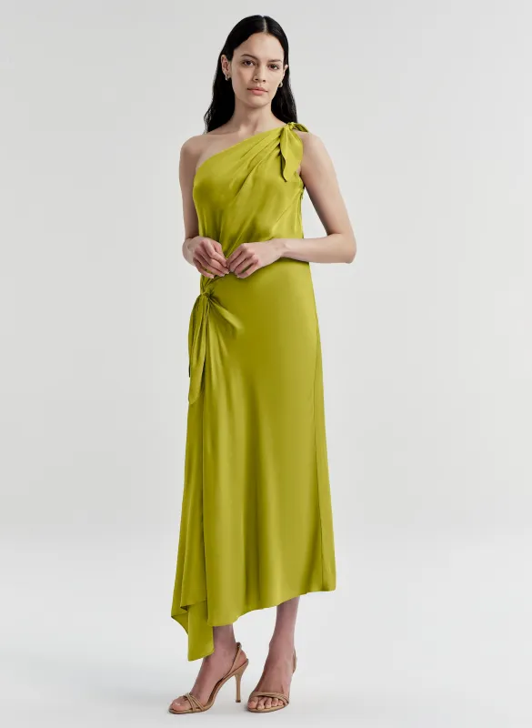 Eliana One Shoulder Midi Dress made by A.L.C.