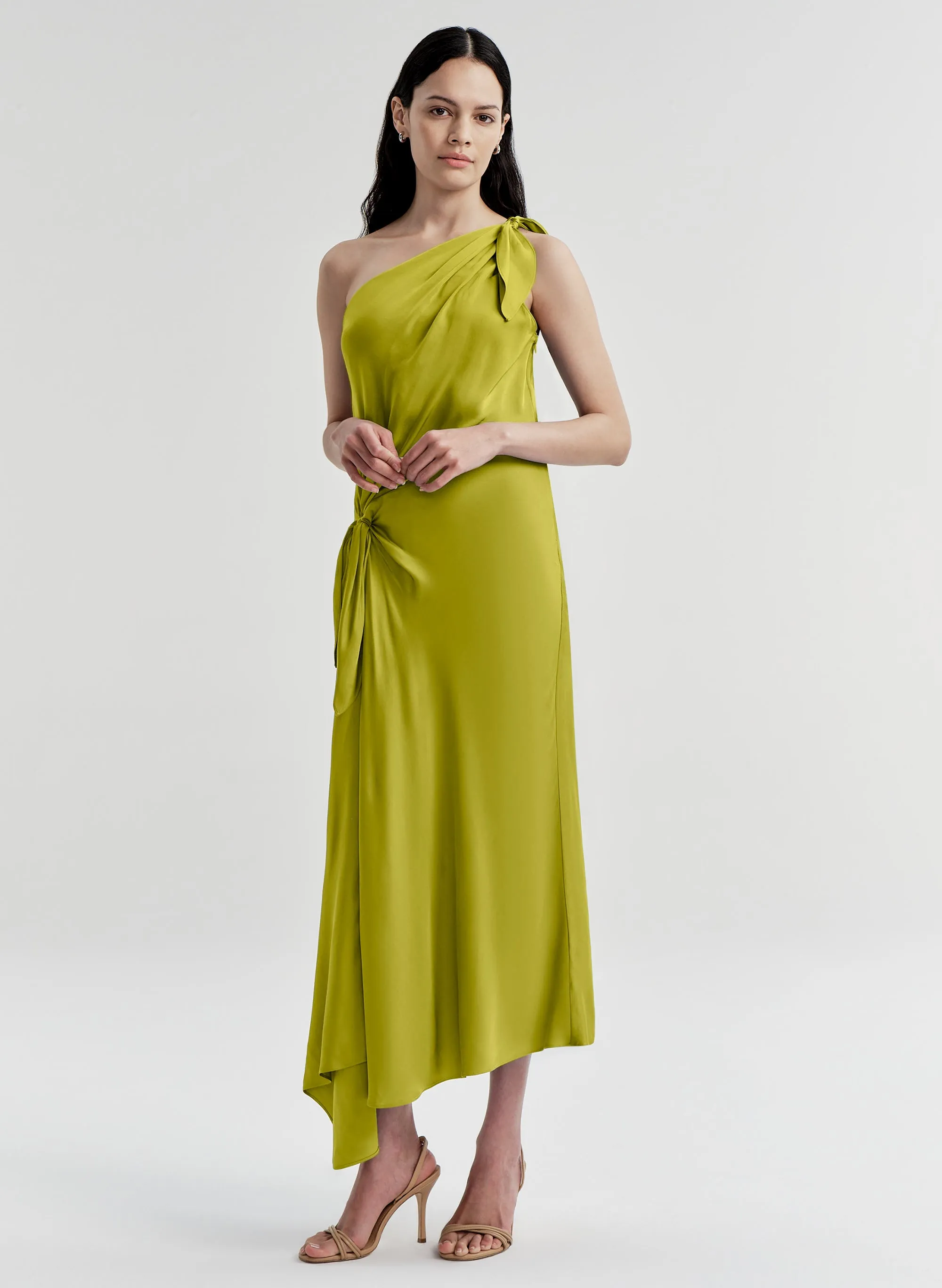 Eliana One Shoulder Midi Dress sold by A.L.C.