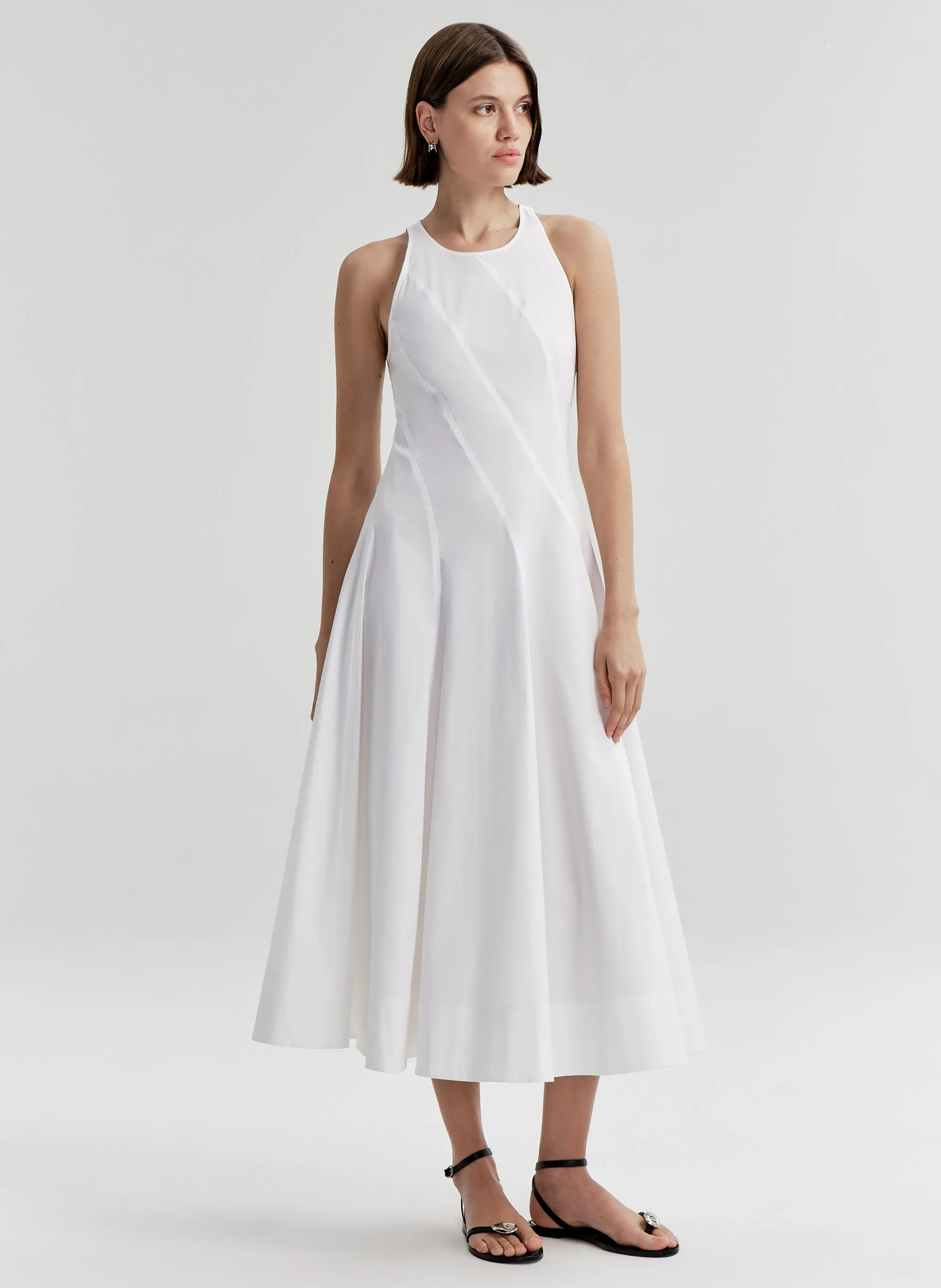 Gemma Stretch Cotton Midi Dress sold by A.L.C. product image thumbnail 3