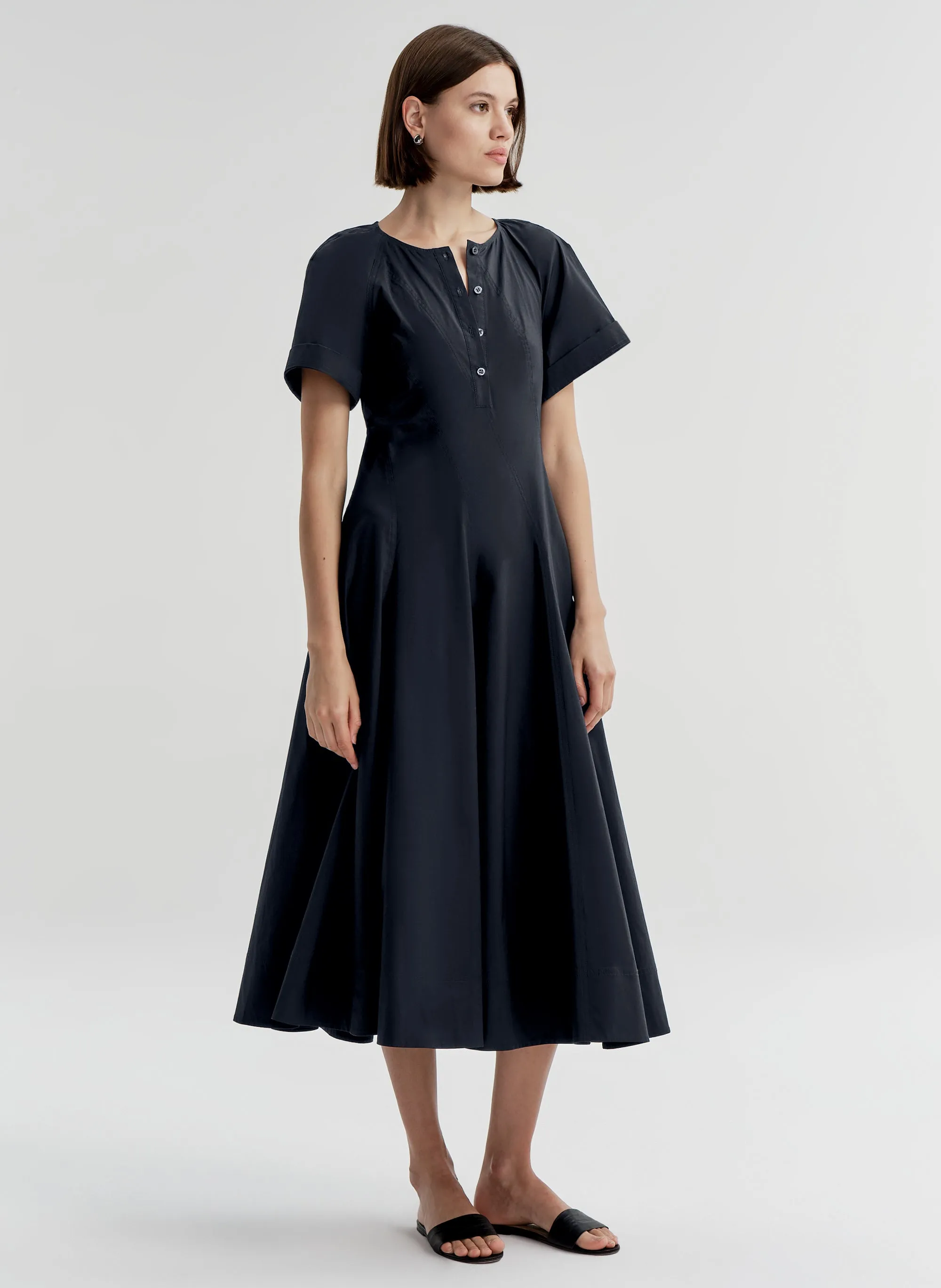 Lucille Cotton Midi Dress sold by A.L.C. product image thumbnail 3