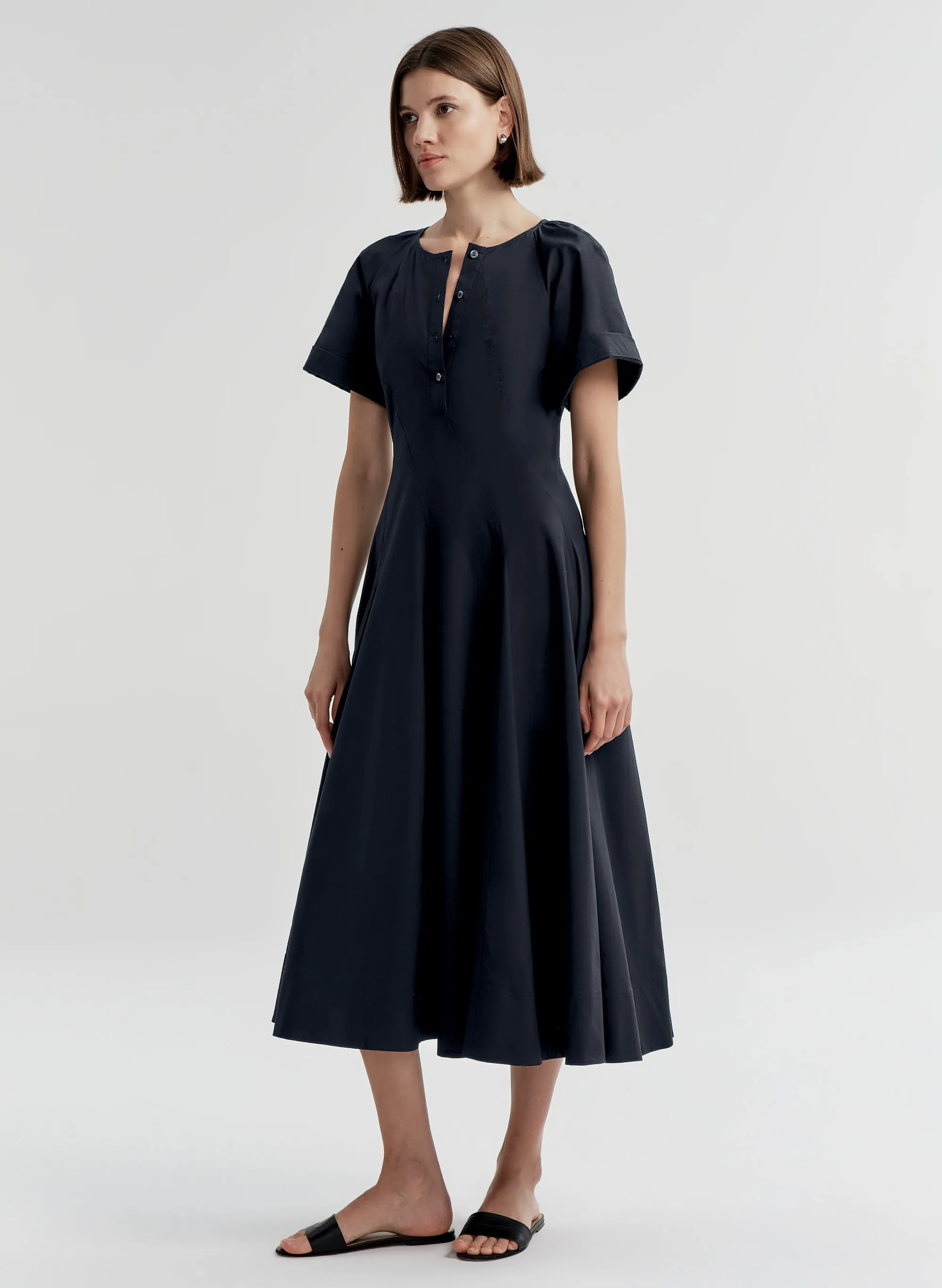 Lucille Cotton Midi Dress sold by A.L.C. product image thumbnail 4