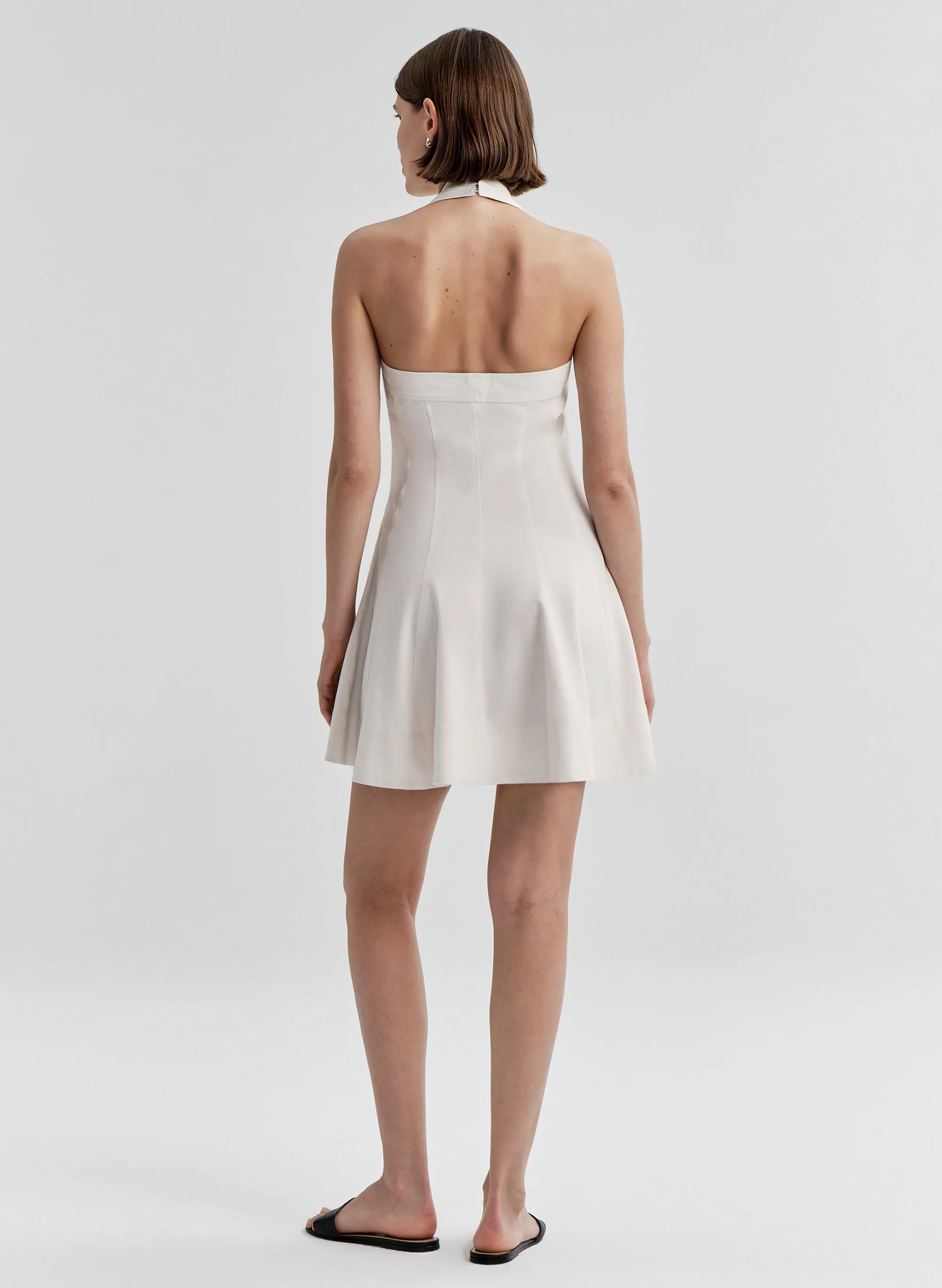 Elli Linen Mini Halter Dress sold by A.L.C. product image thumbnail 5