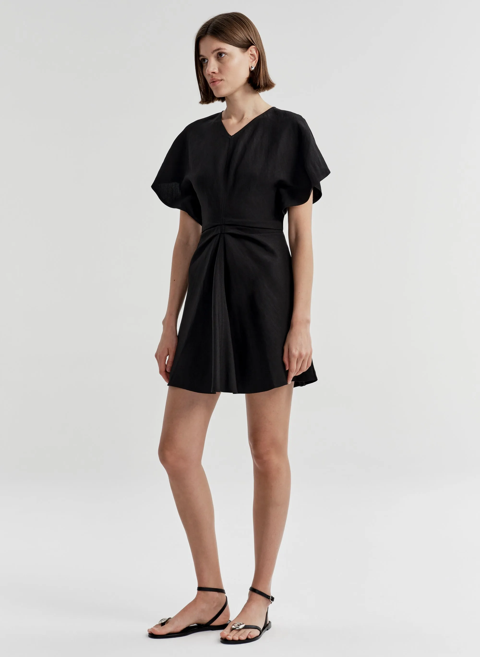 Leni Linen Mini Dress sold by A.L.C. product image thumbnail 4
