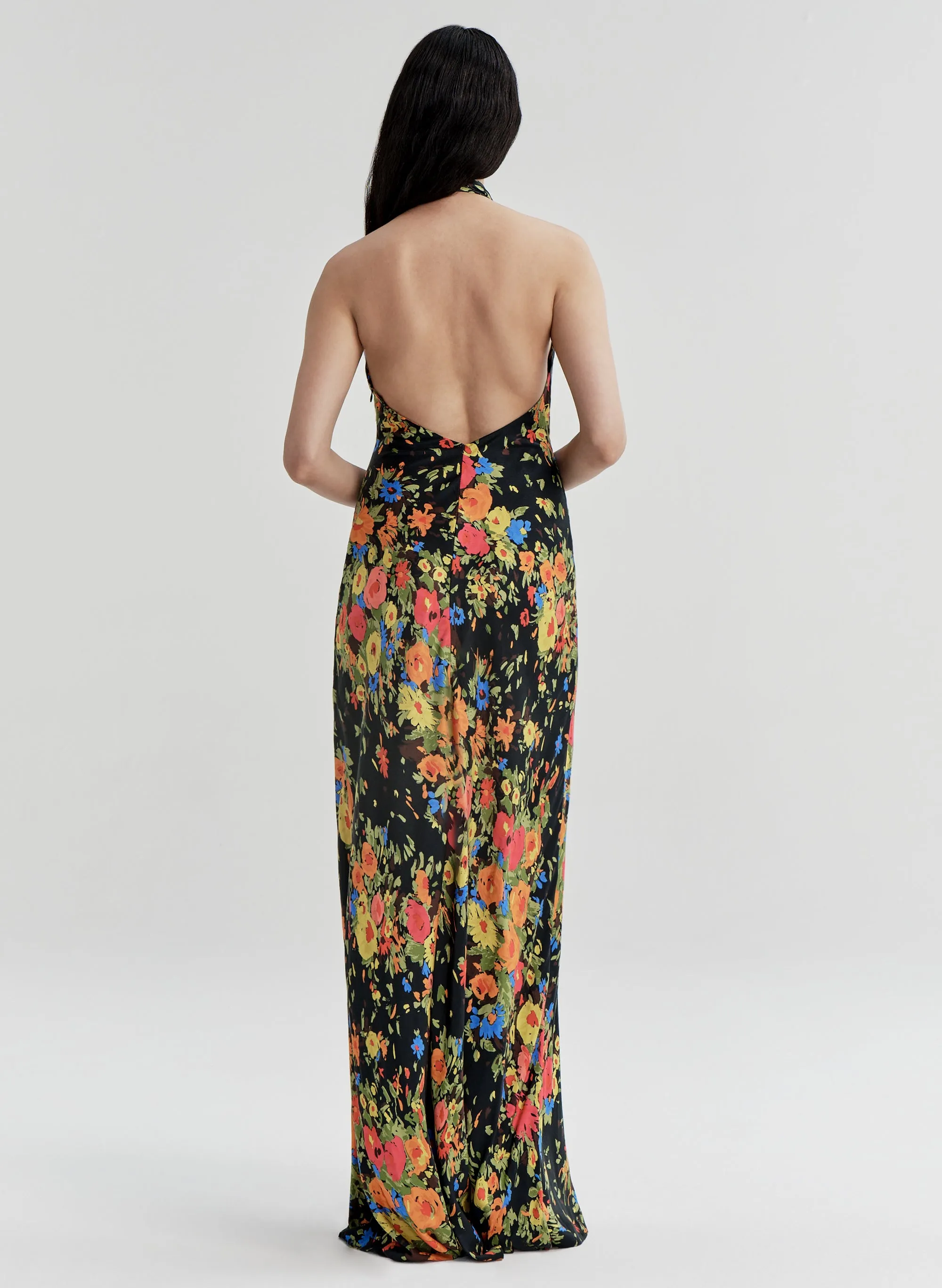 Mabel Floral Satin Gown sold by A.L.C. product image thumbnail 5