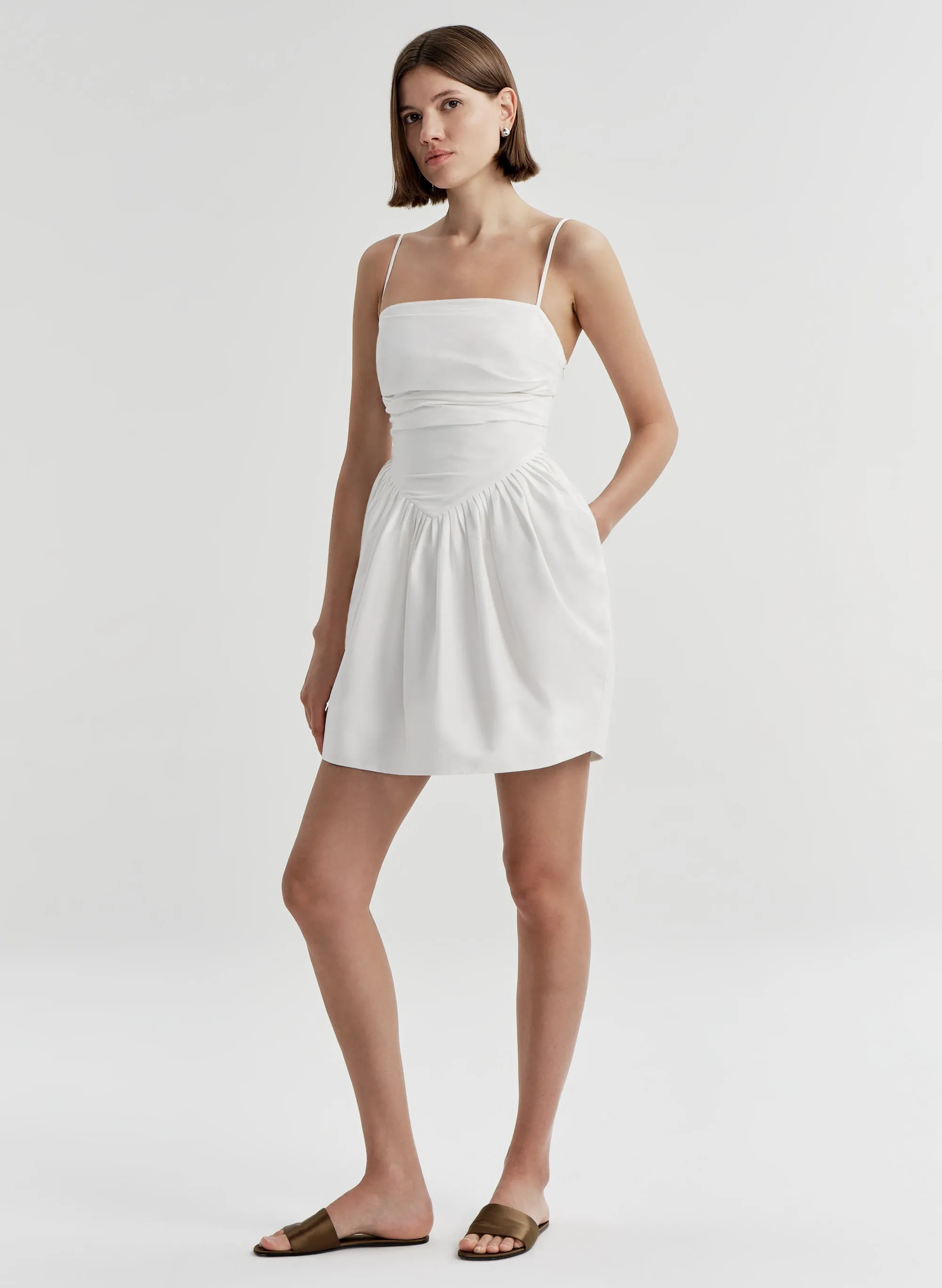 Cate Cotton Mini Dress sold by A.L.C. product image thumbnail 4