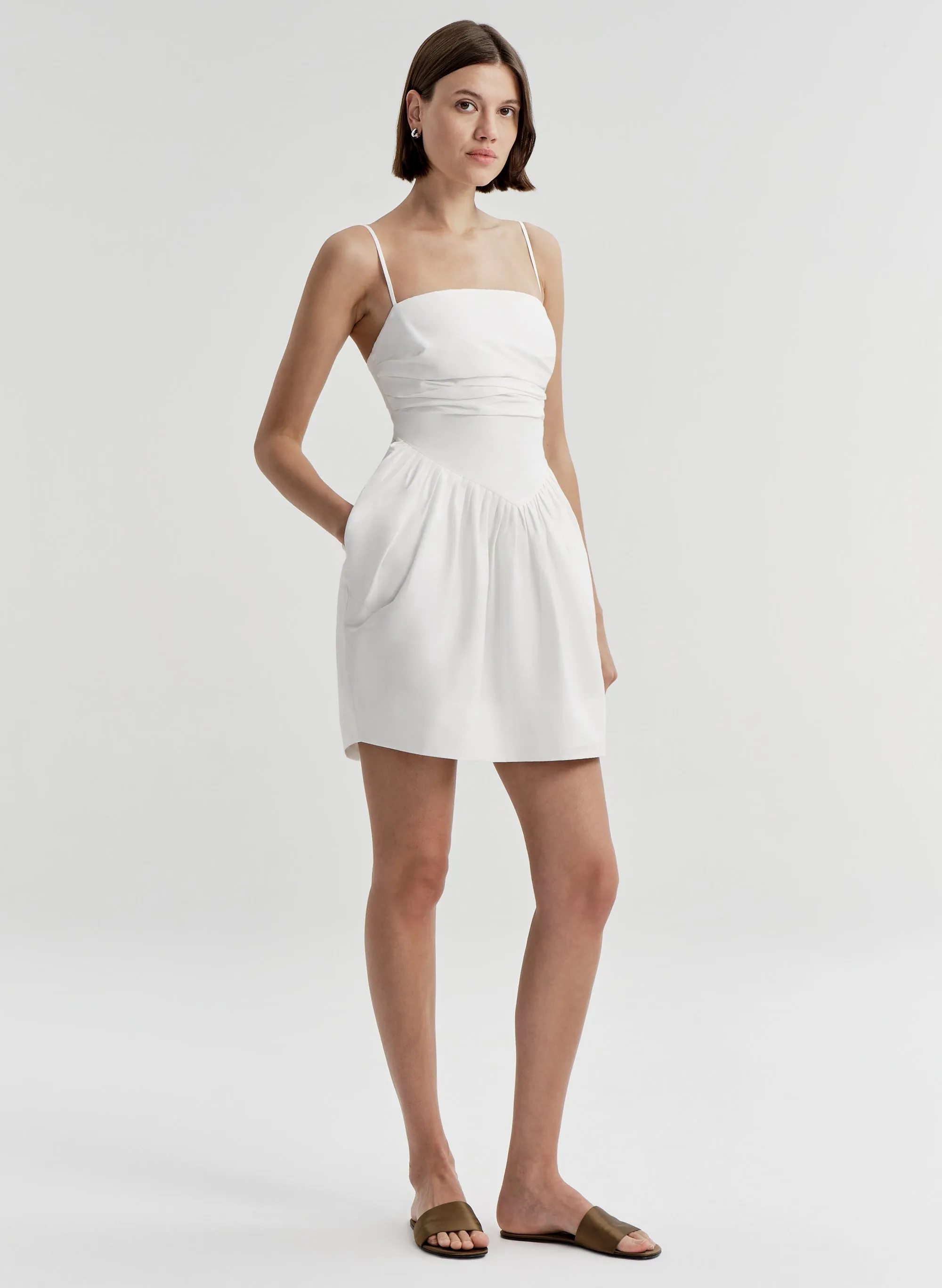 Cate Cotton Mini Dress sold by A.L.C. product image thumbnail 3
