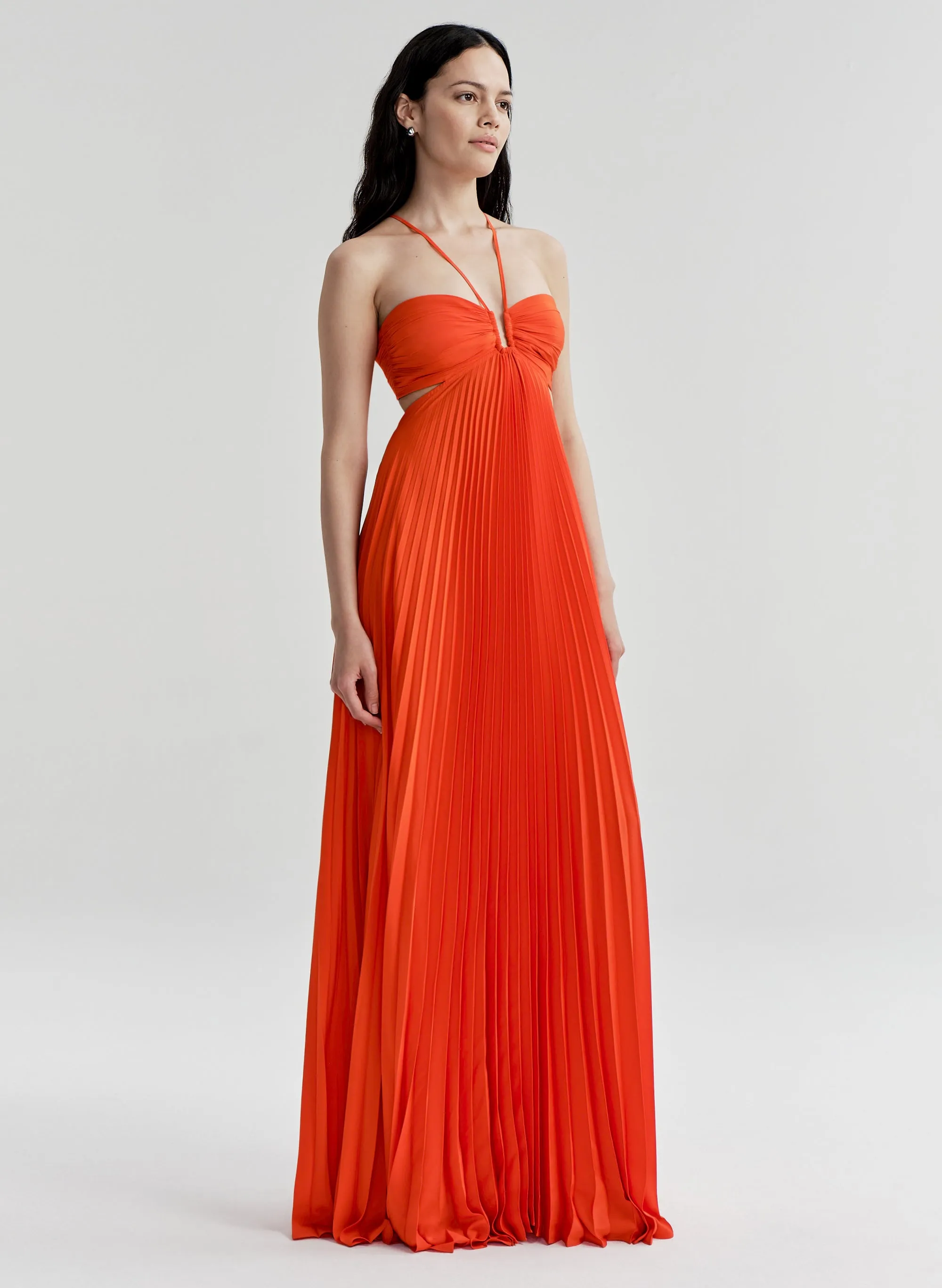 Moira Pleated Maxi Dress sold by A.L.C. product image thumbnail 4
