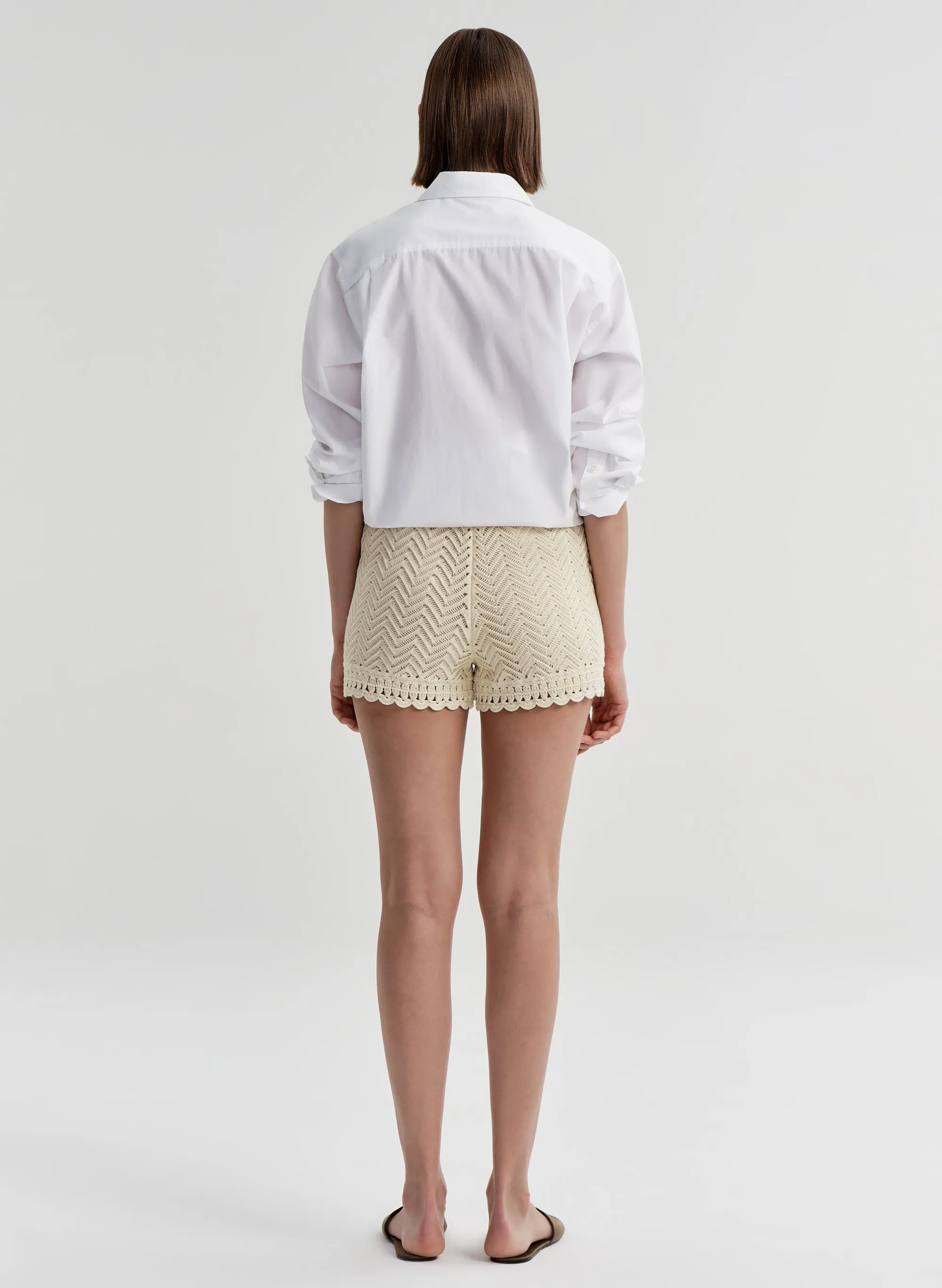 Ula Cotton Crochet Knit Short sold by A.L.C. product image thumbnail 5