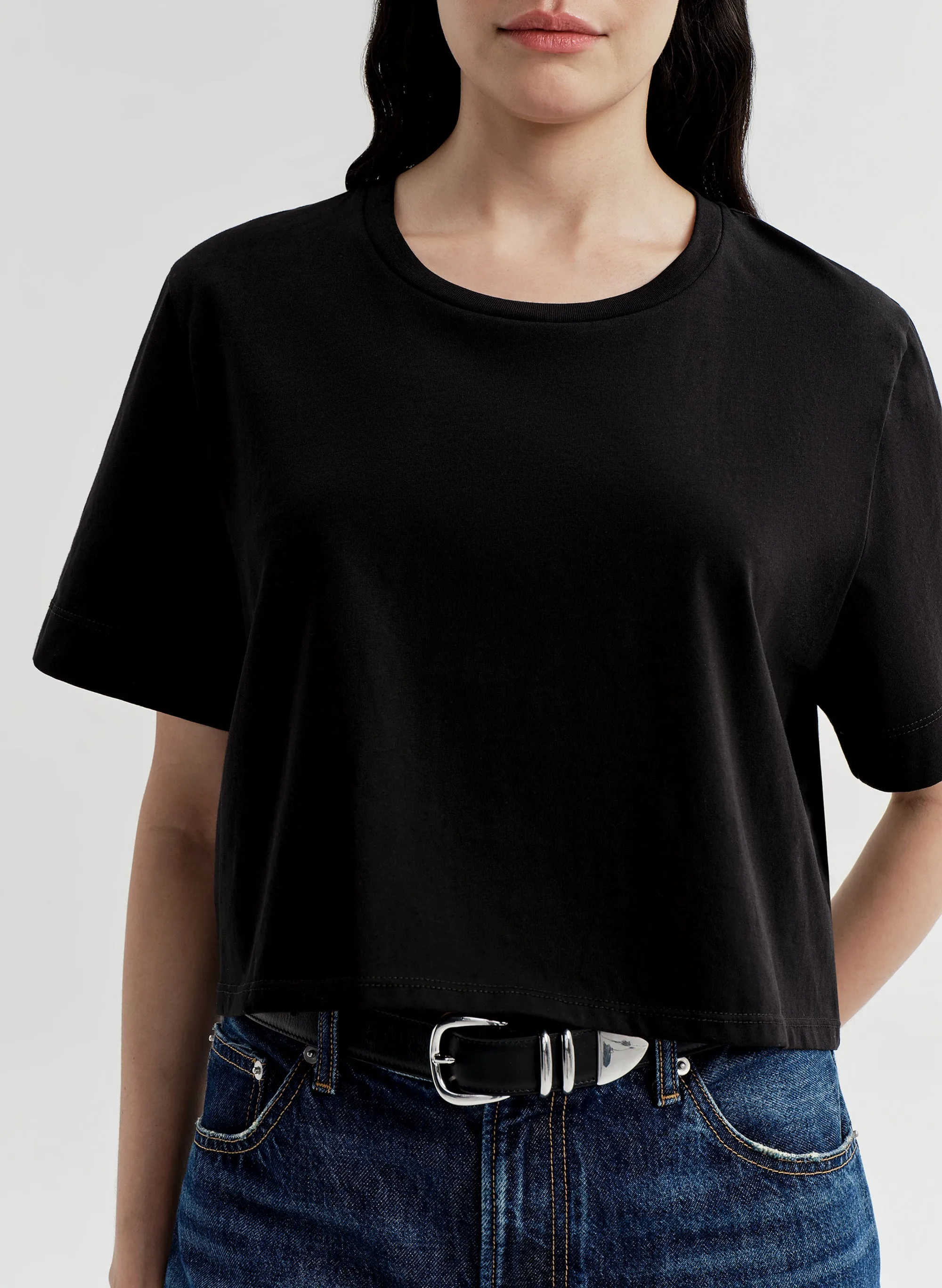 Kali Relaxed Crop Tee sold by A.L.C. product image thumbnail 2