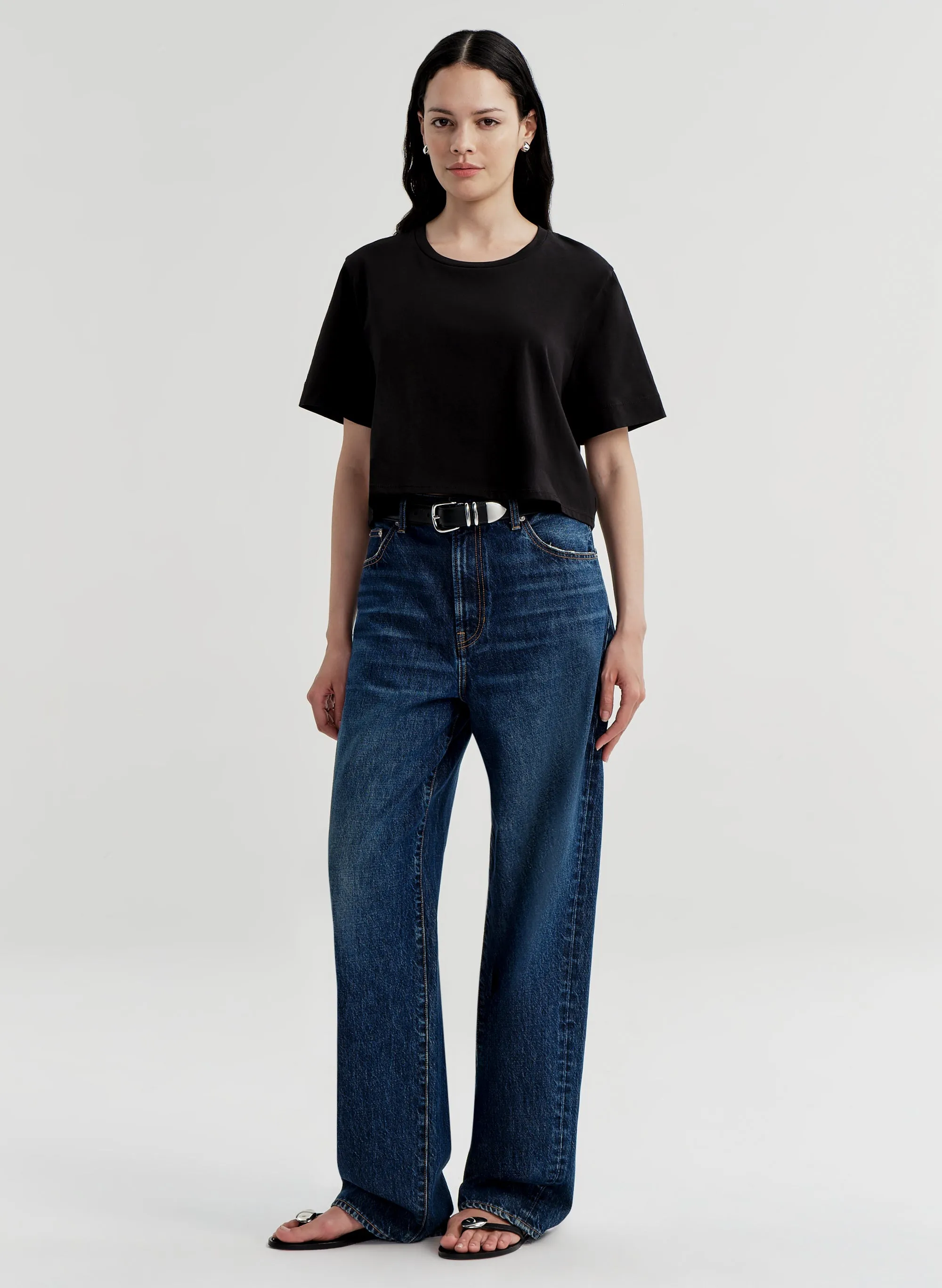 Kali Relaxed Crop Tee sold by A.L.C. product image thumbnail 4