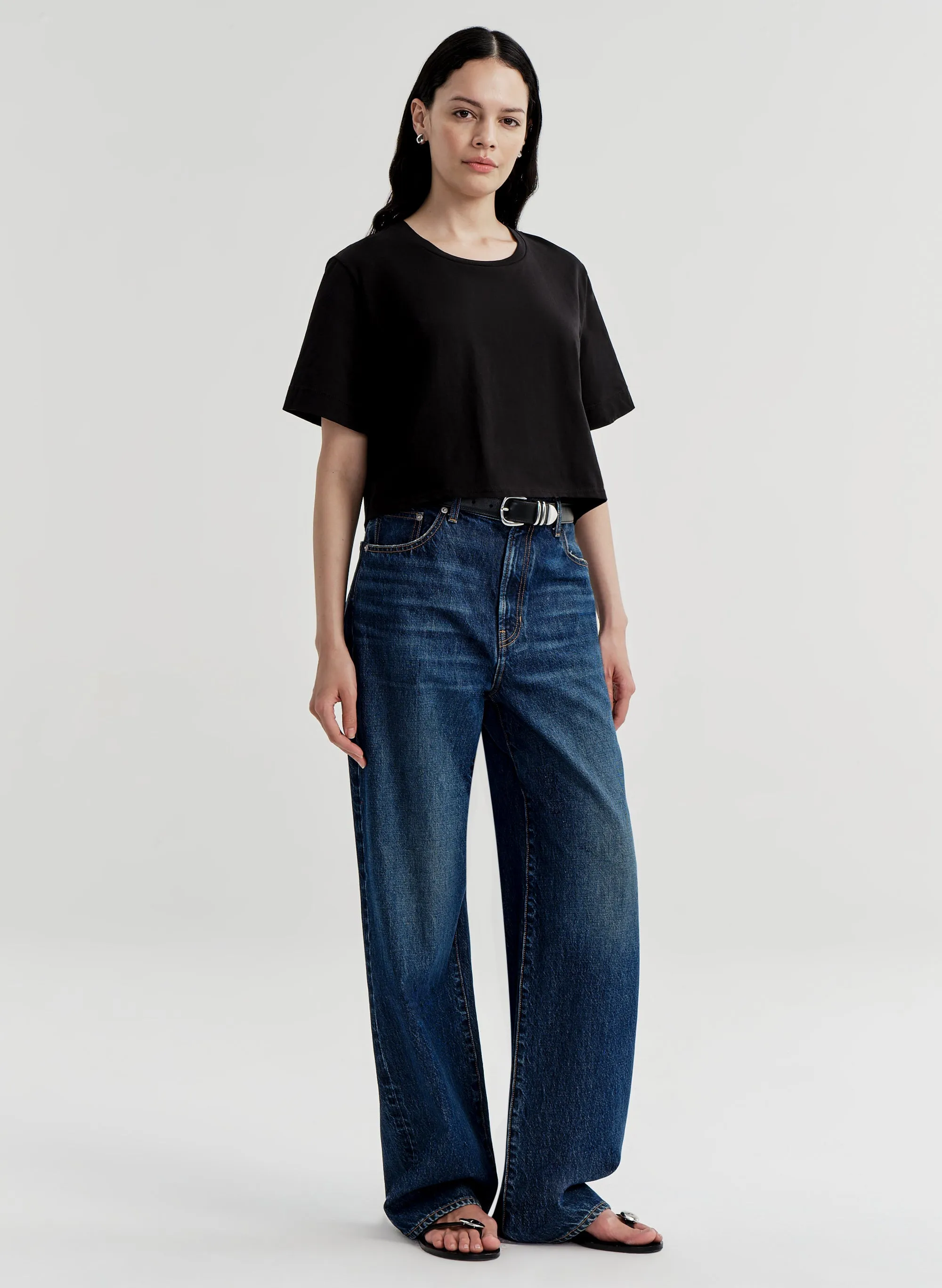 Kali Relaxed Crop Tee sold by A.L.C. product image thumbnail 3