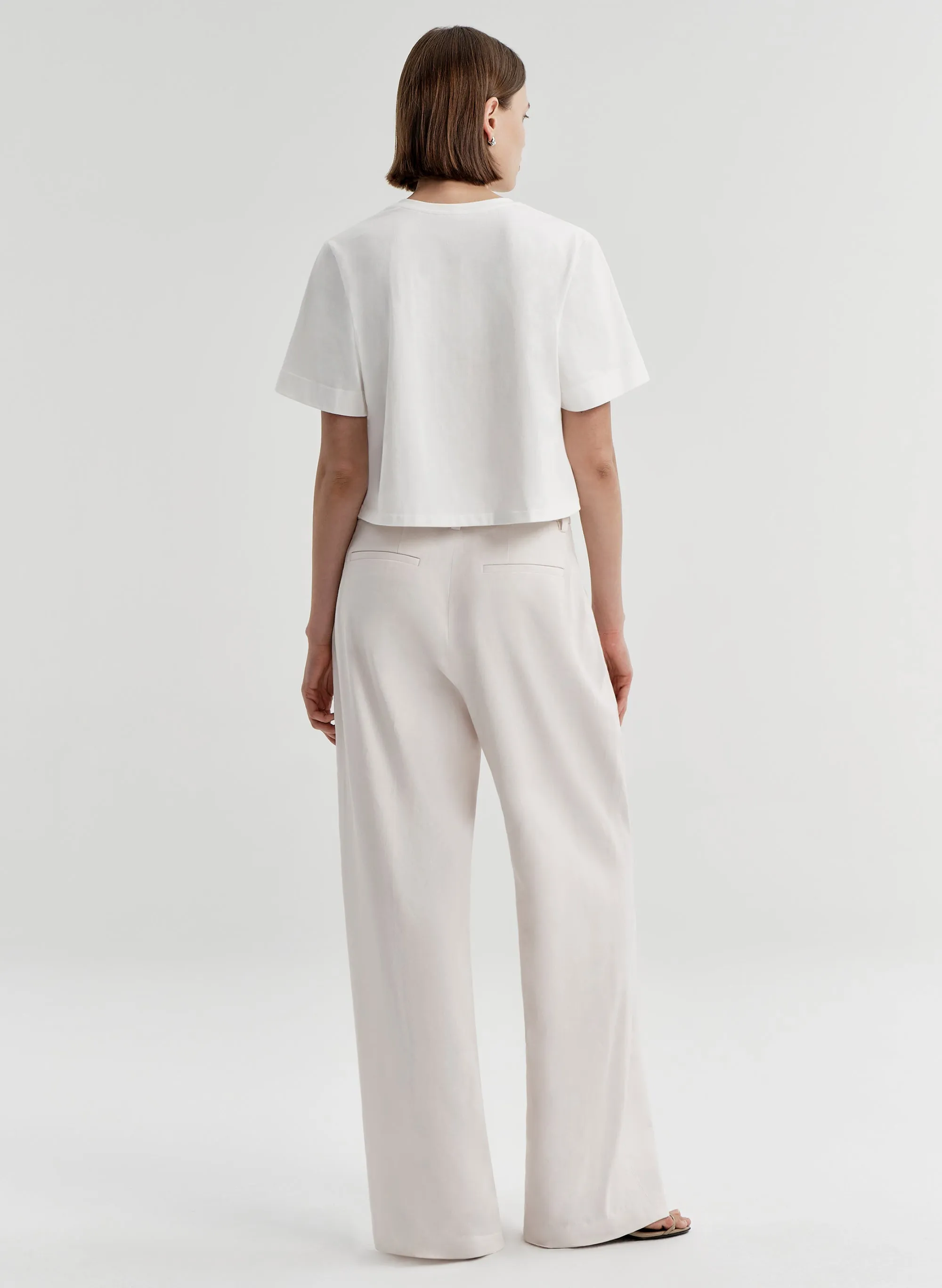 Kali Relaxed Crop Tee sold by A.L.C. product image thumbnail 5