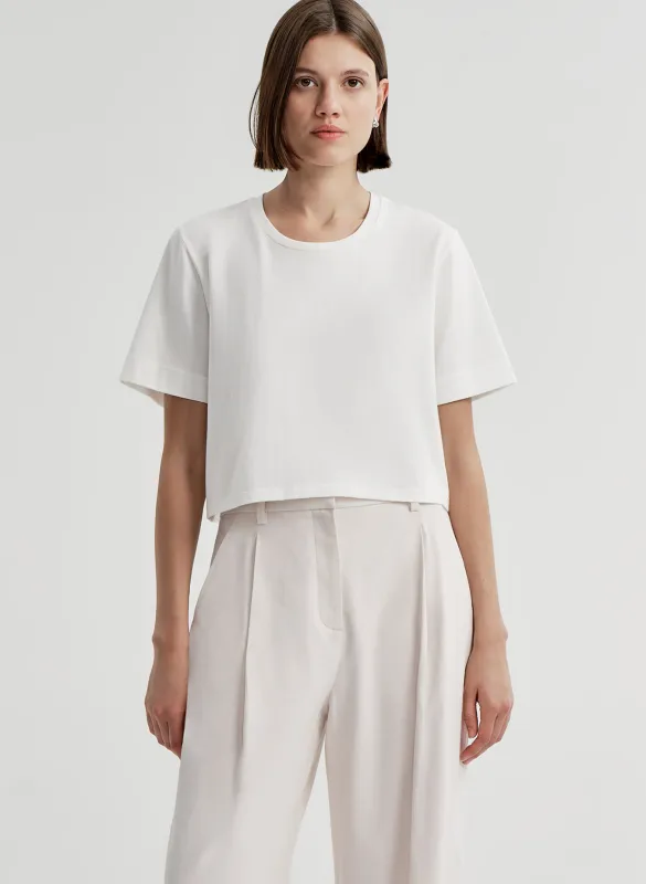 Kali Relaxed Crop Tee made by A.L.C.