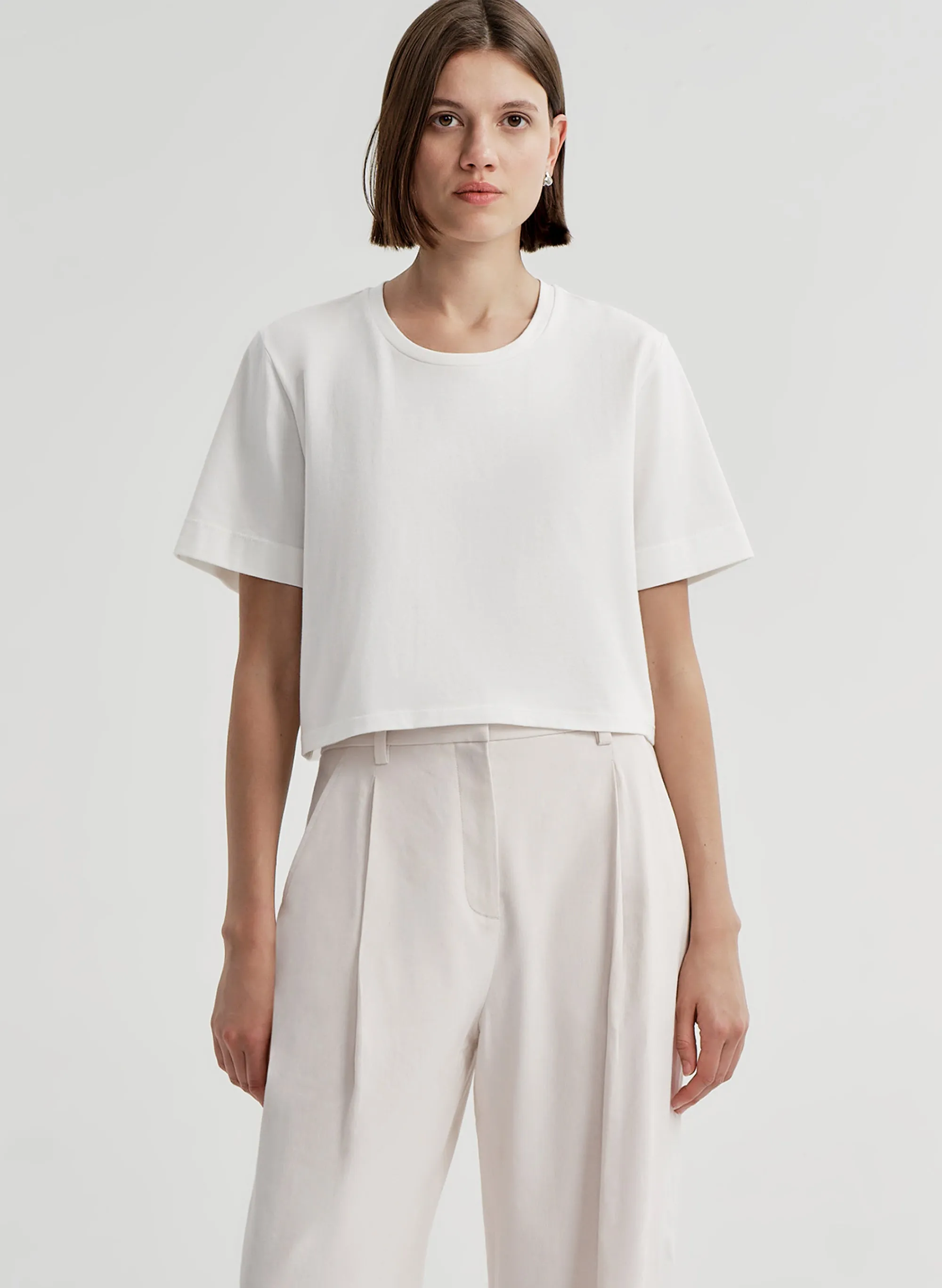 Kali Relaxed Crop Tee sold by A.L.C.