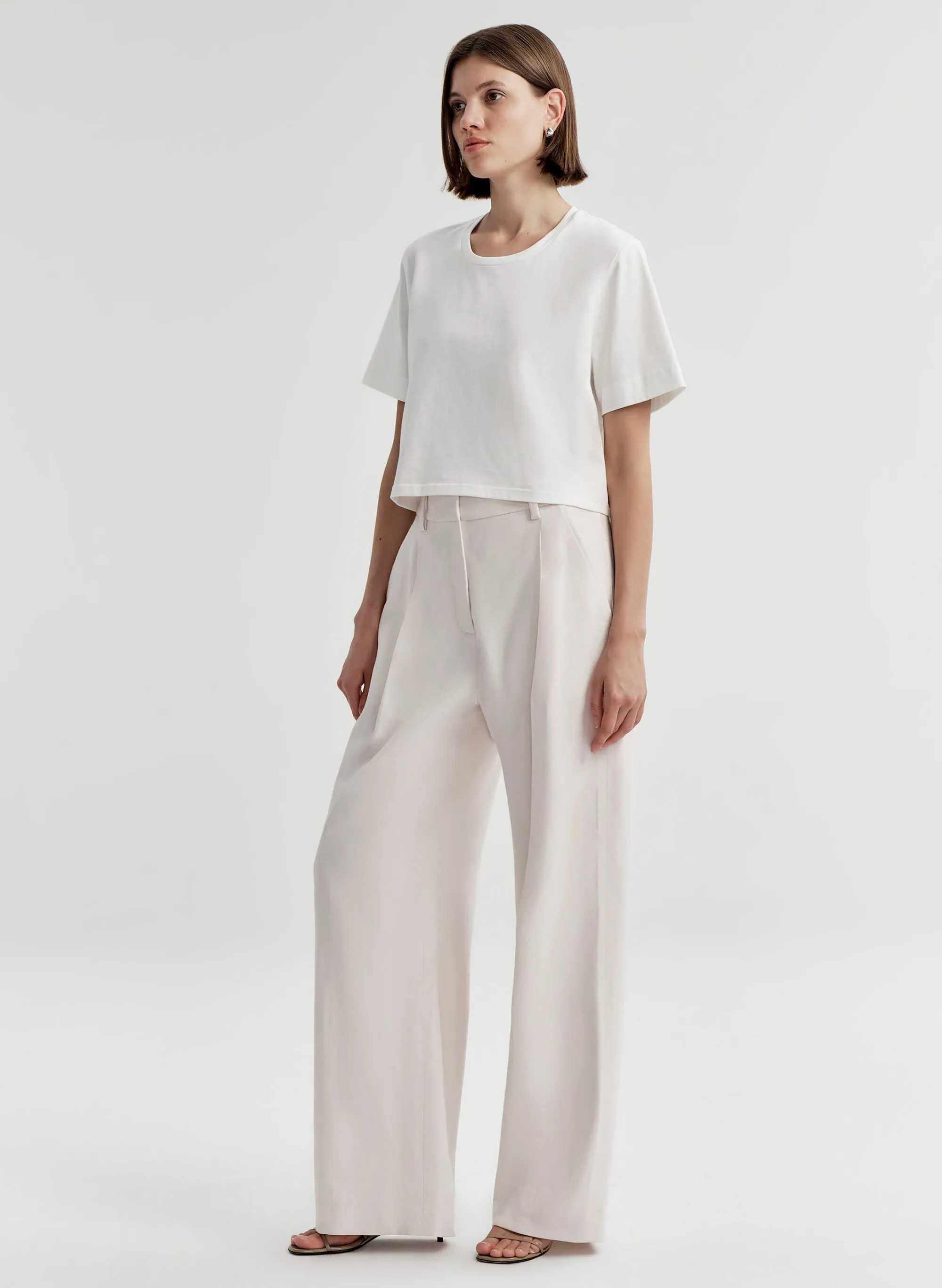 Kali Relaxed Crop Tee sold by A.L.C. product image thumbnail 4