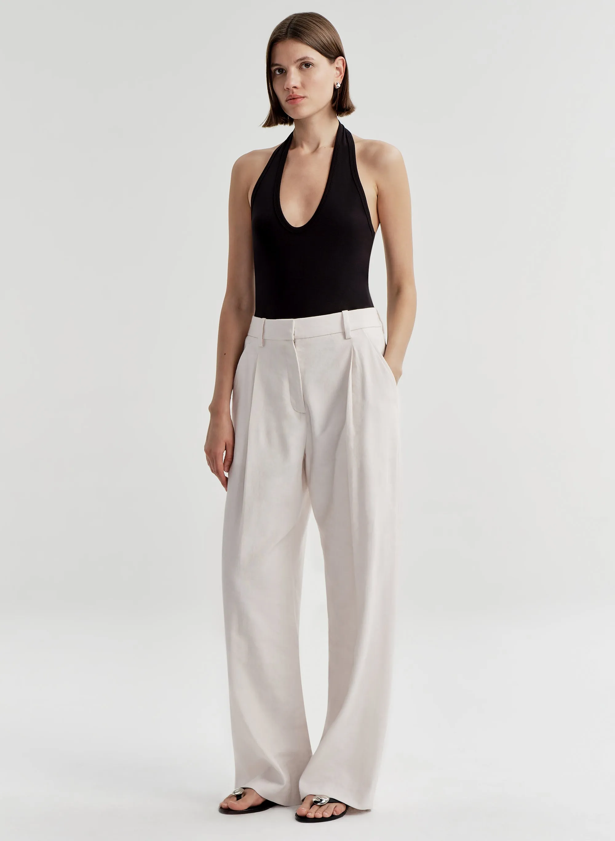Ari Cotton Halter Tank sold by A.L.C. product image thumbnail 4