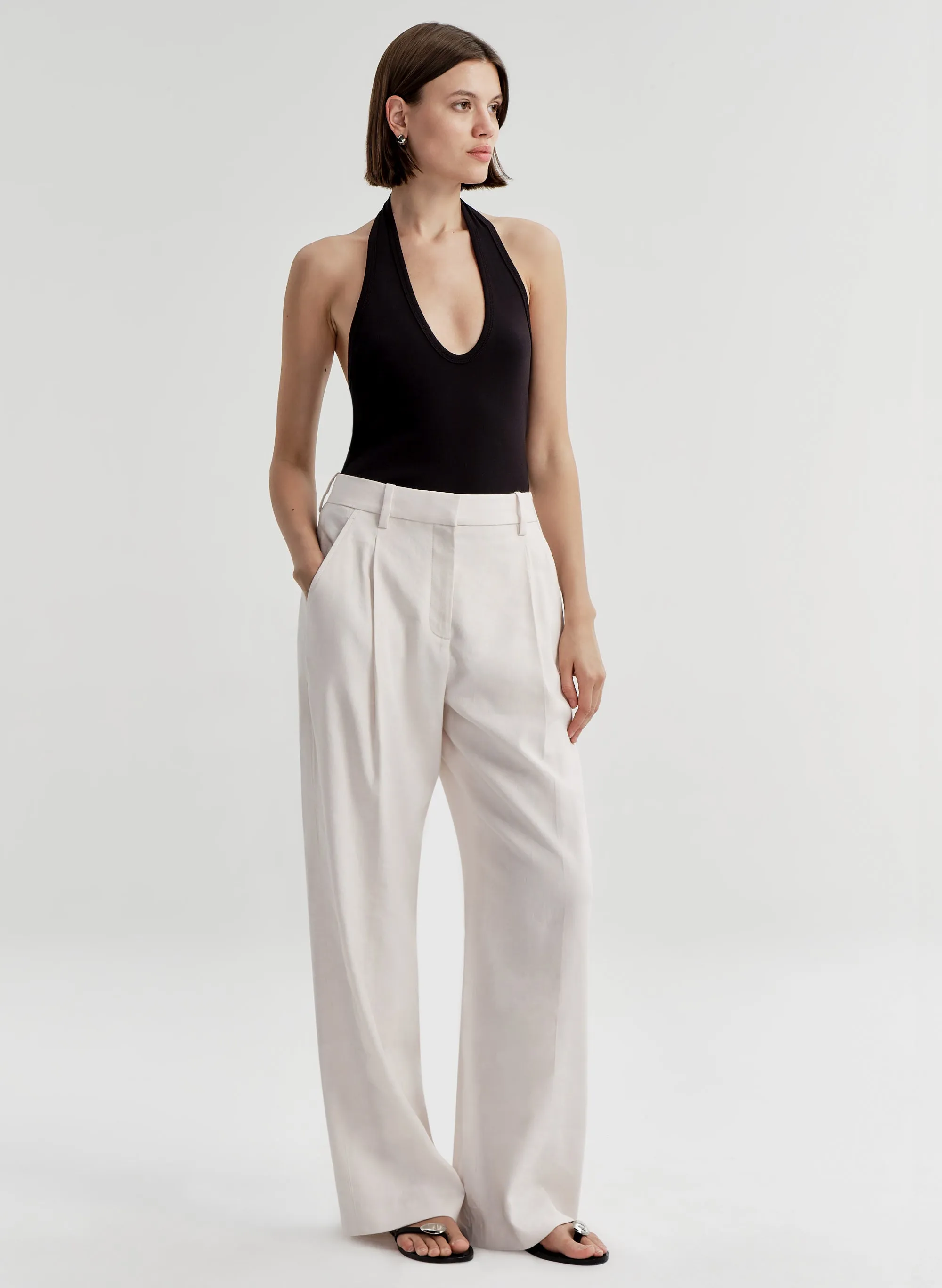 Ari Cotton Halter Tank sold by A.L.C. product image thumbnail 3