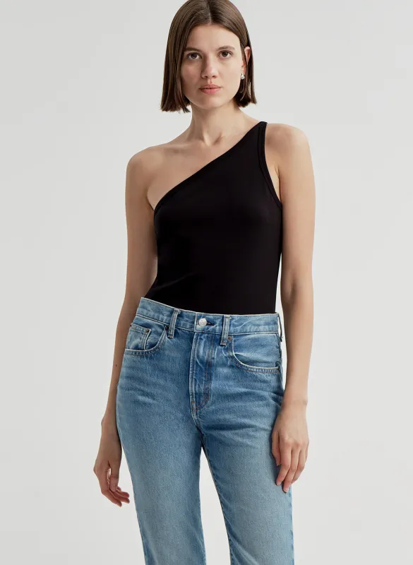 Marlee Cotton One Shoulder Tank made by A.L.C.