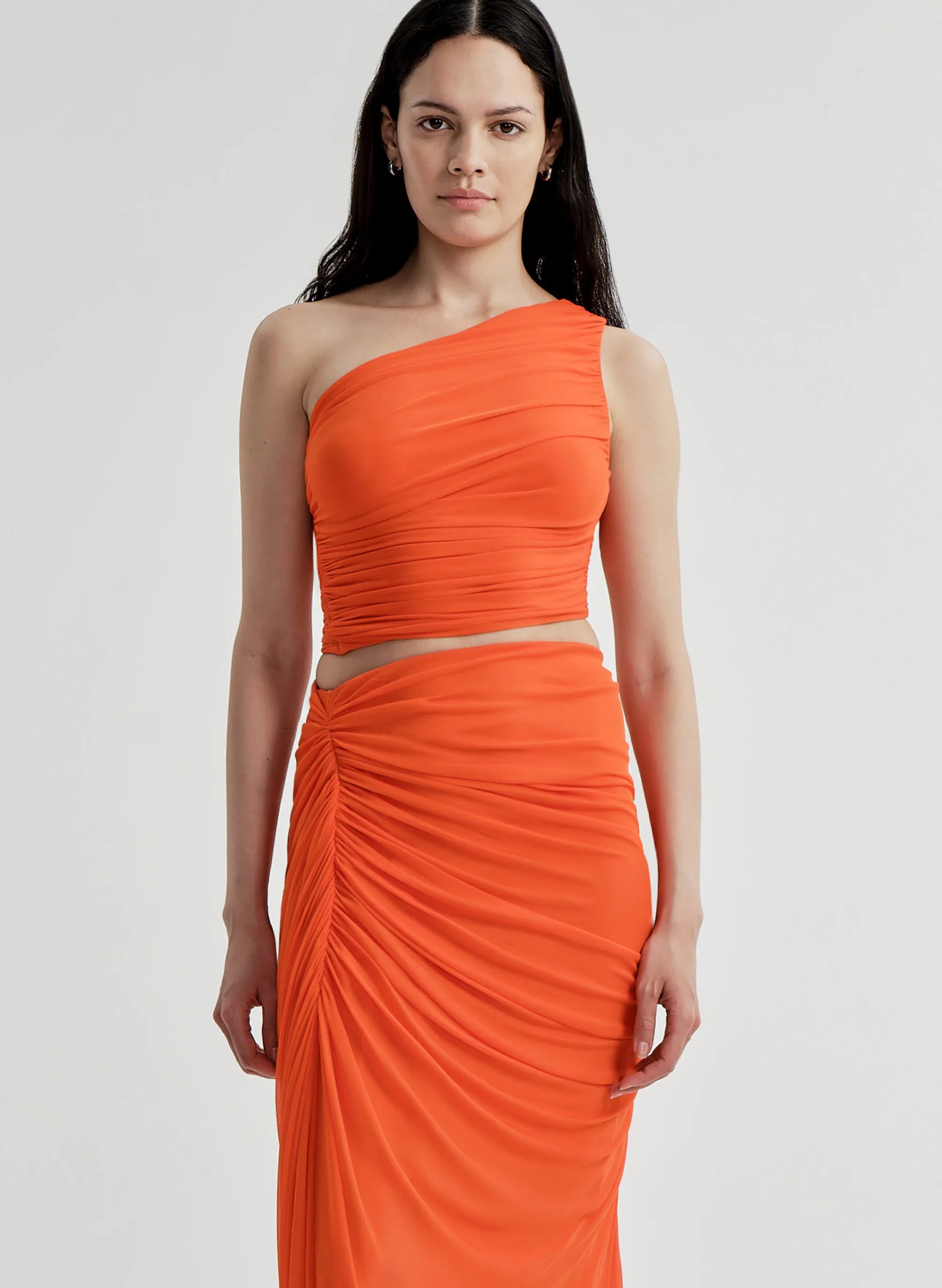 Cleo One Shoulder Jersey Top sold by A.L.C.