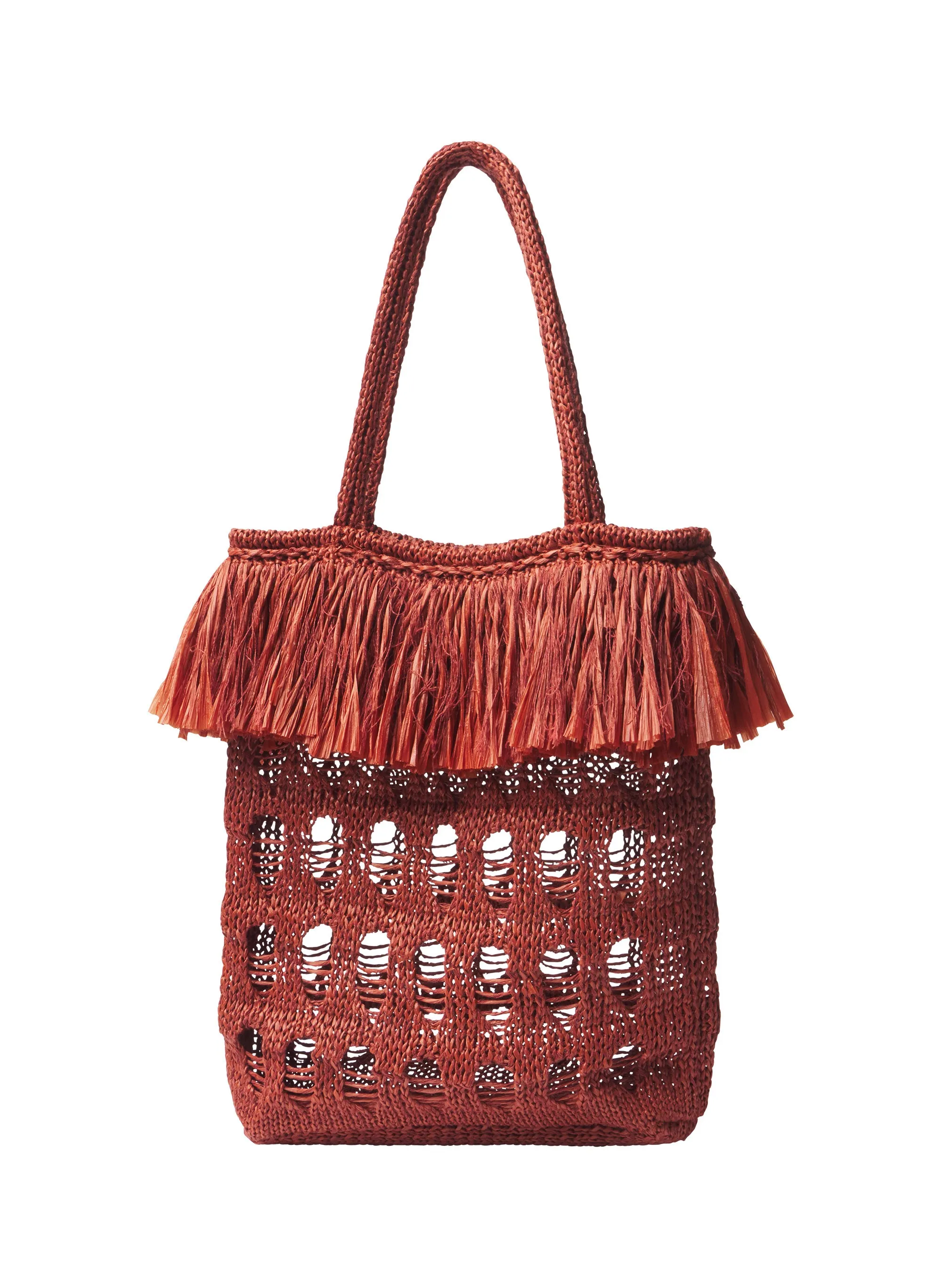 Elise Fringe Raffia Tote sold by A.L.C. product image thumbnail 3