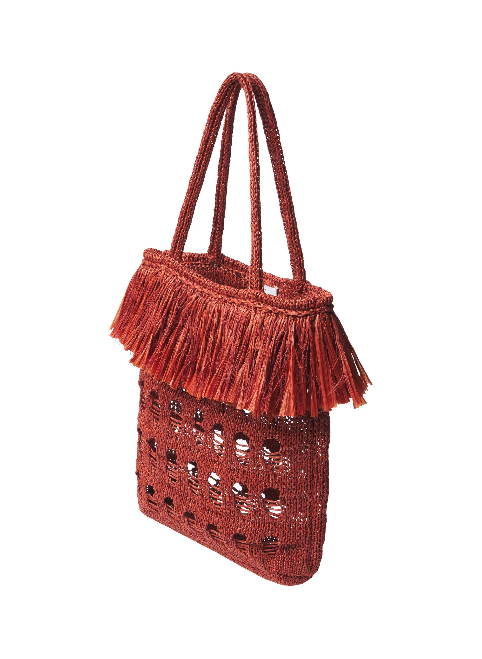Elise Fringe Raffia Tote sold by A.L.C. product image thumbnail 2