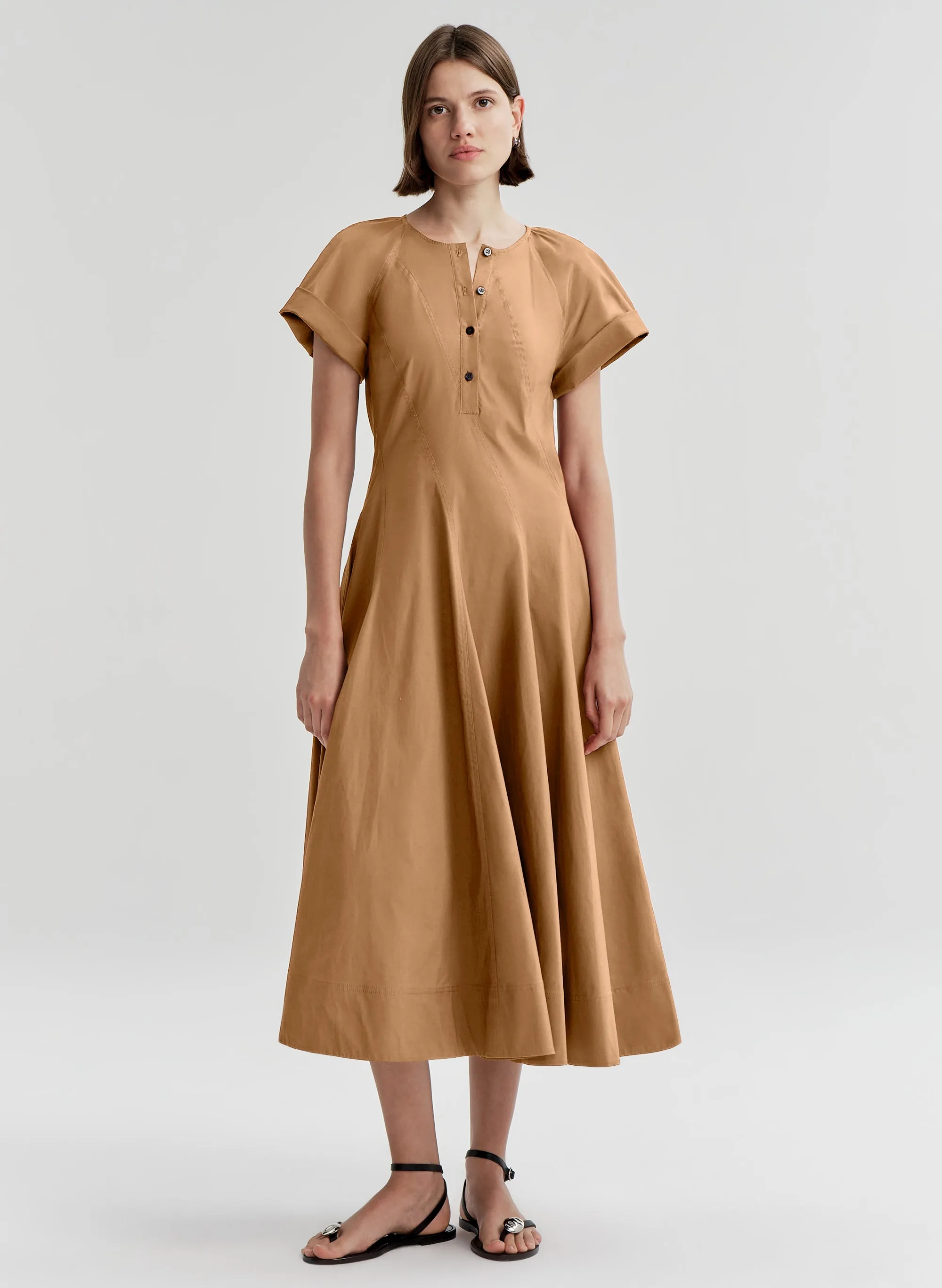 Lucille Cotton Midi Dress sold by A.L.C.