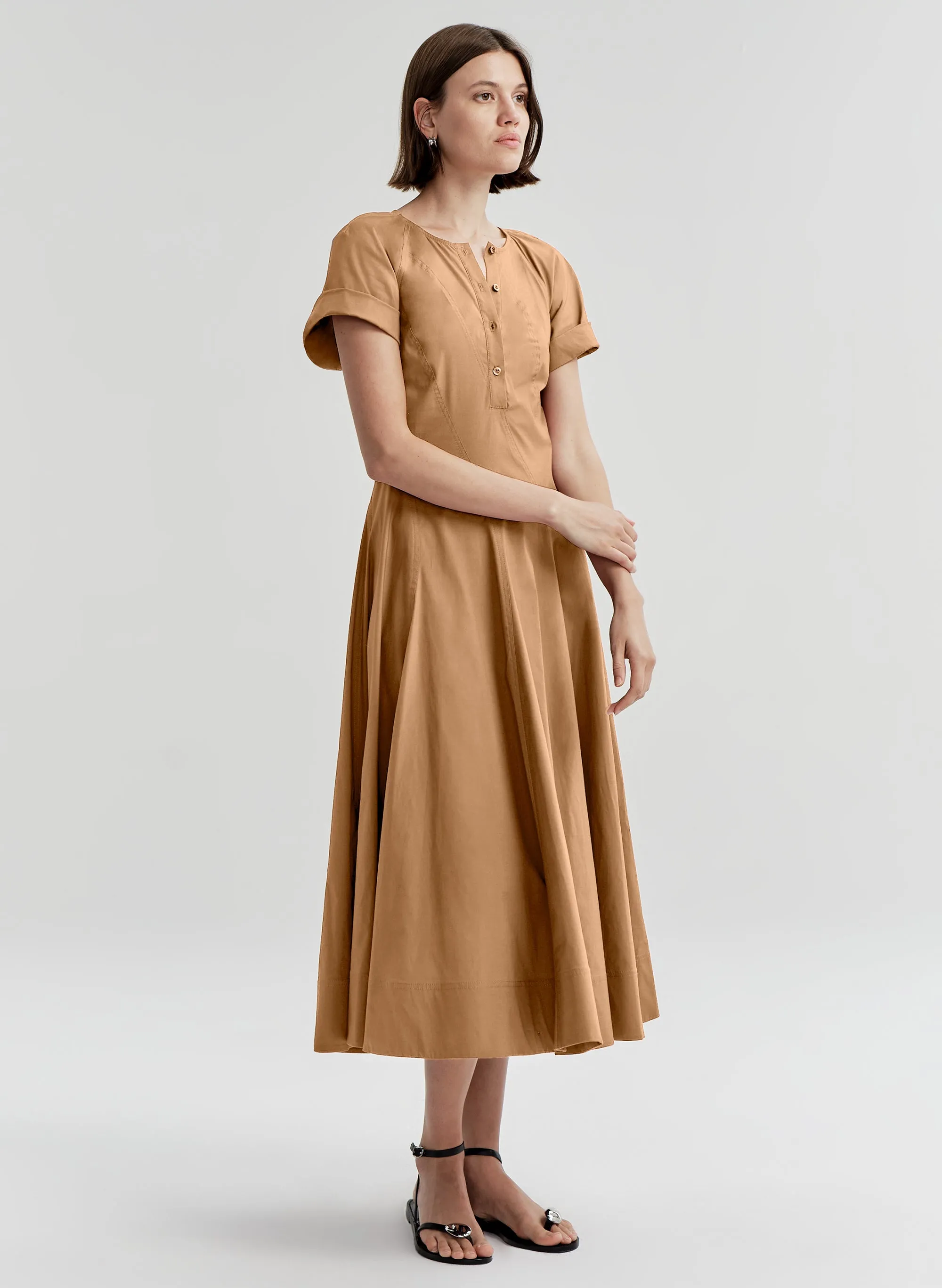 Lucille Cotton Midi Dress sold by A.L.C. product image thumbnail 3