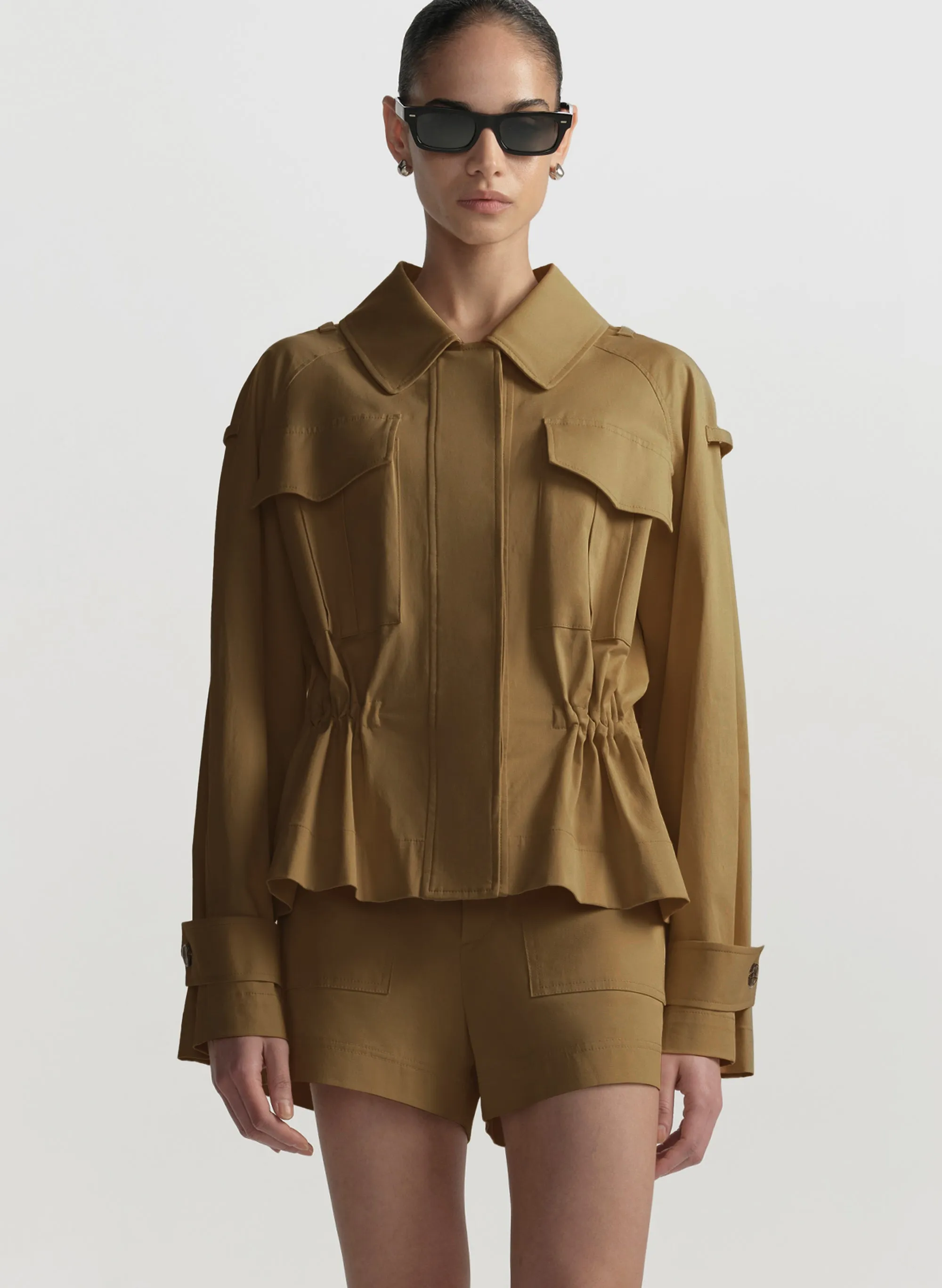 Maeve Cotton Utility Jacket sold by A.L.C.