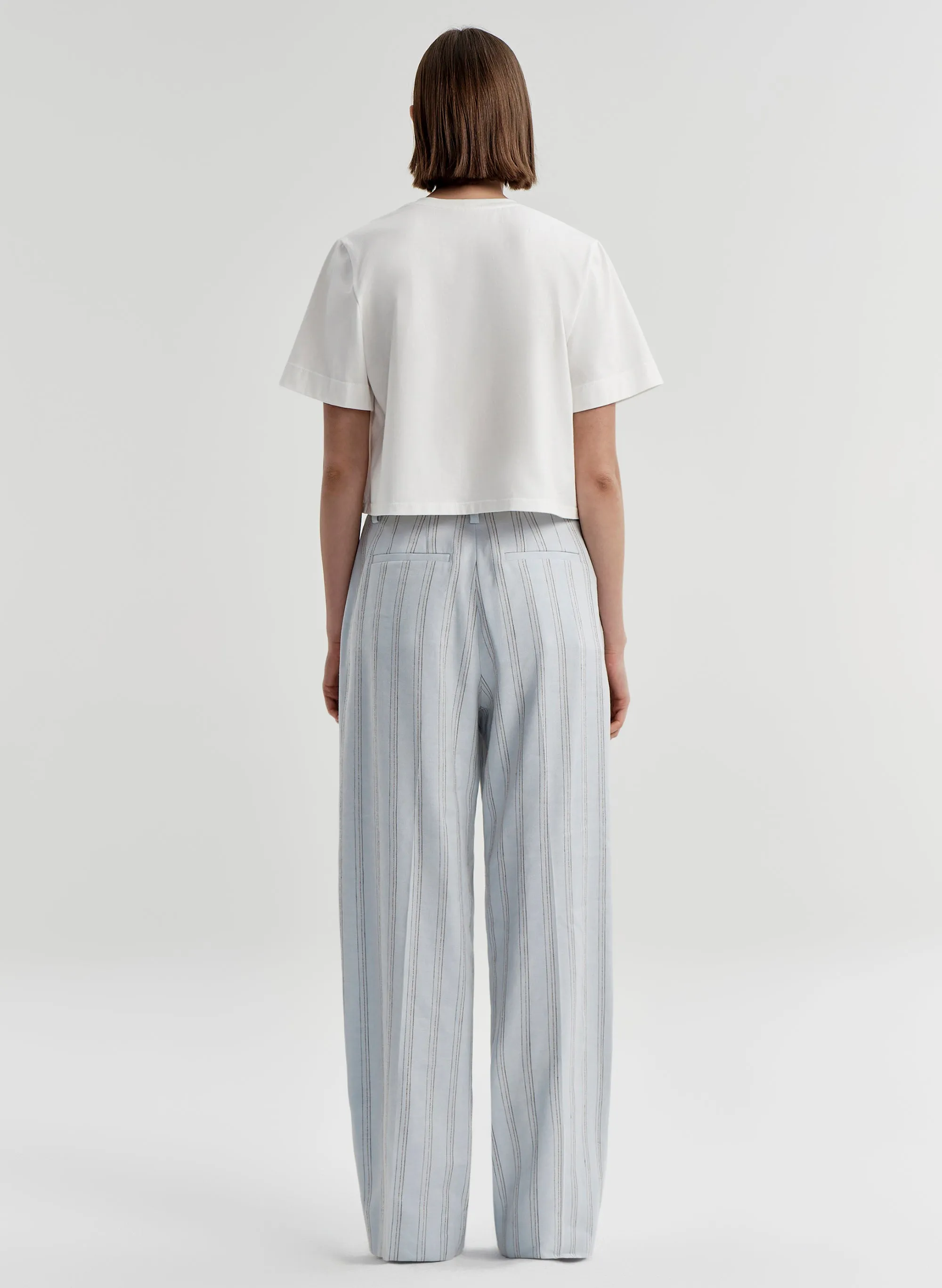 Winston Linen Pinstripe Pant sold by A.L.C. product image thumbnail 5