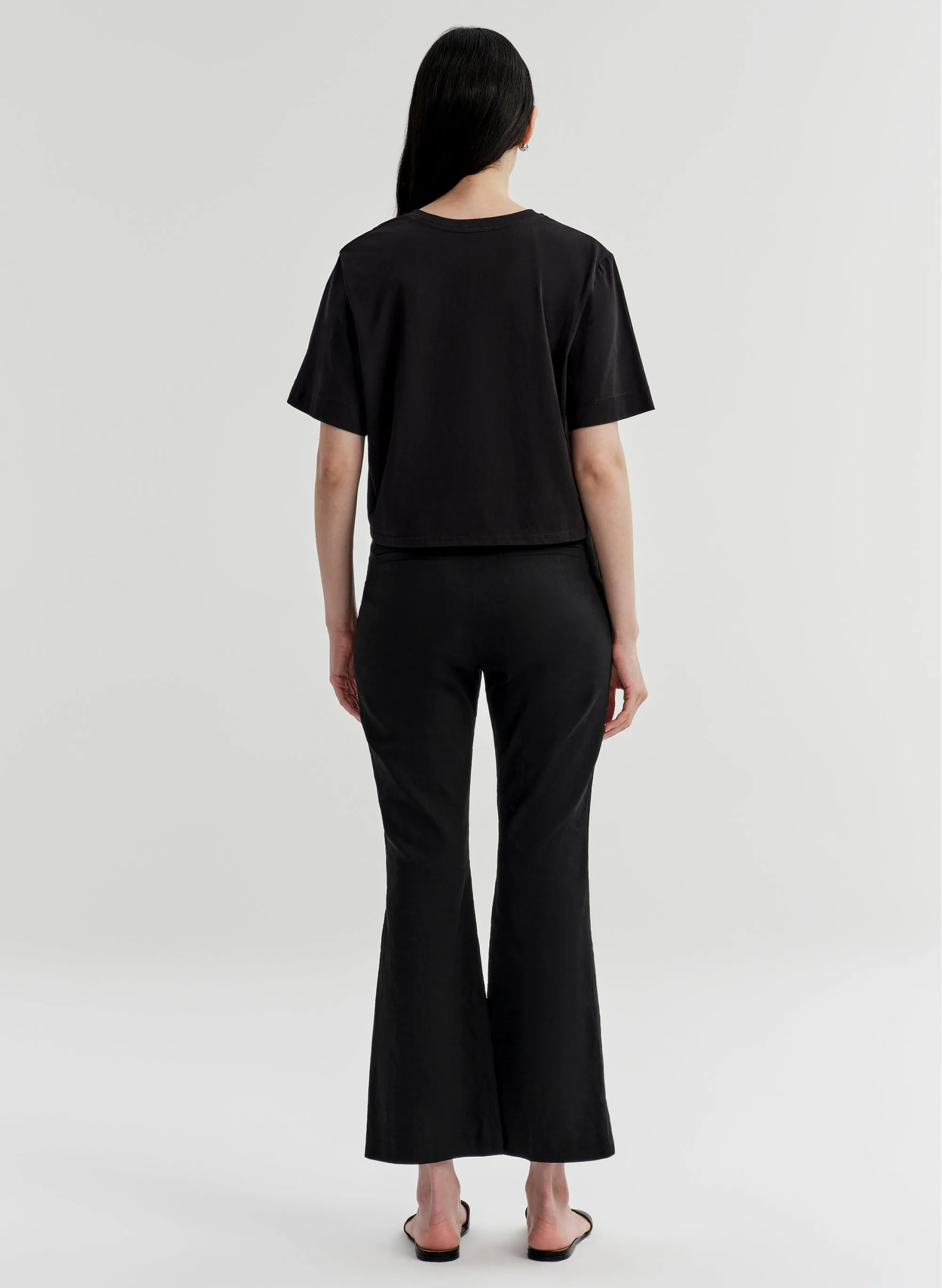 Cropped Sophie Linen Pant sold by A.L.C. product image thumbnail 5