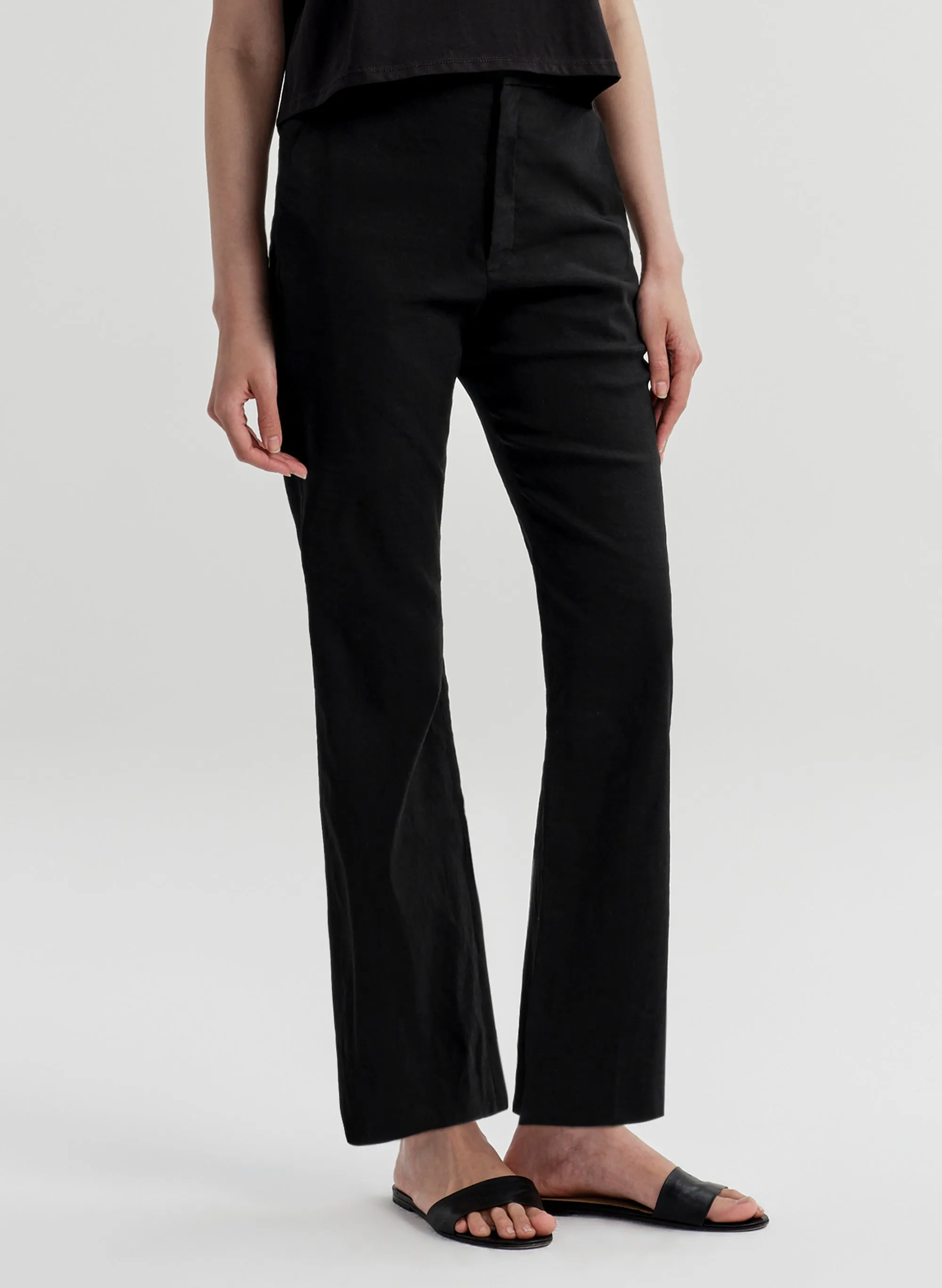 Cropped Sophie Linen Pant sold by A.L.C. product image thumbnail 3