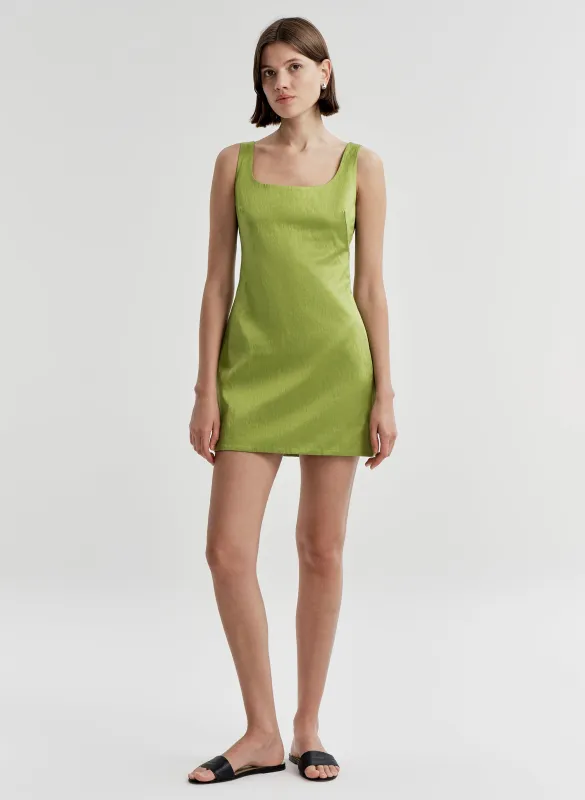Faye Satin Mini Dress made by A.L.C.