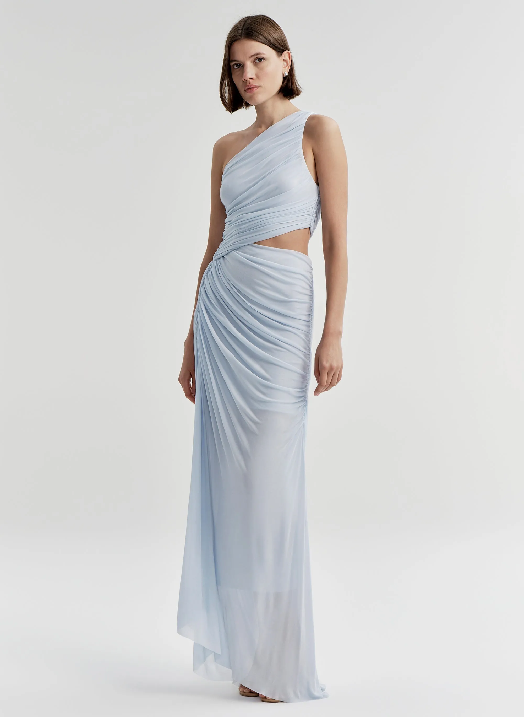Cleo Jersey One Shoulder Maxi Dress sold by A.L.C. product image thumbnail 4