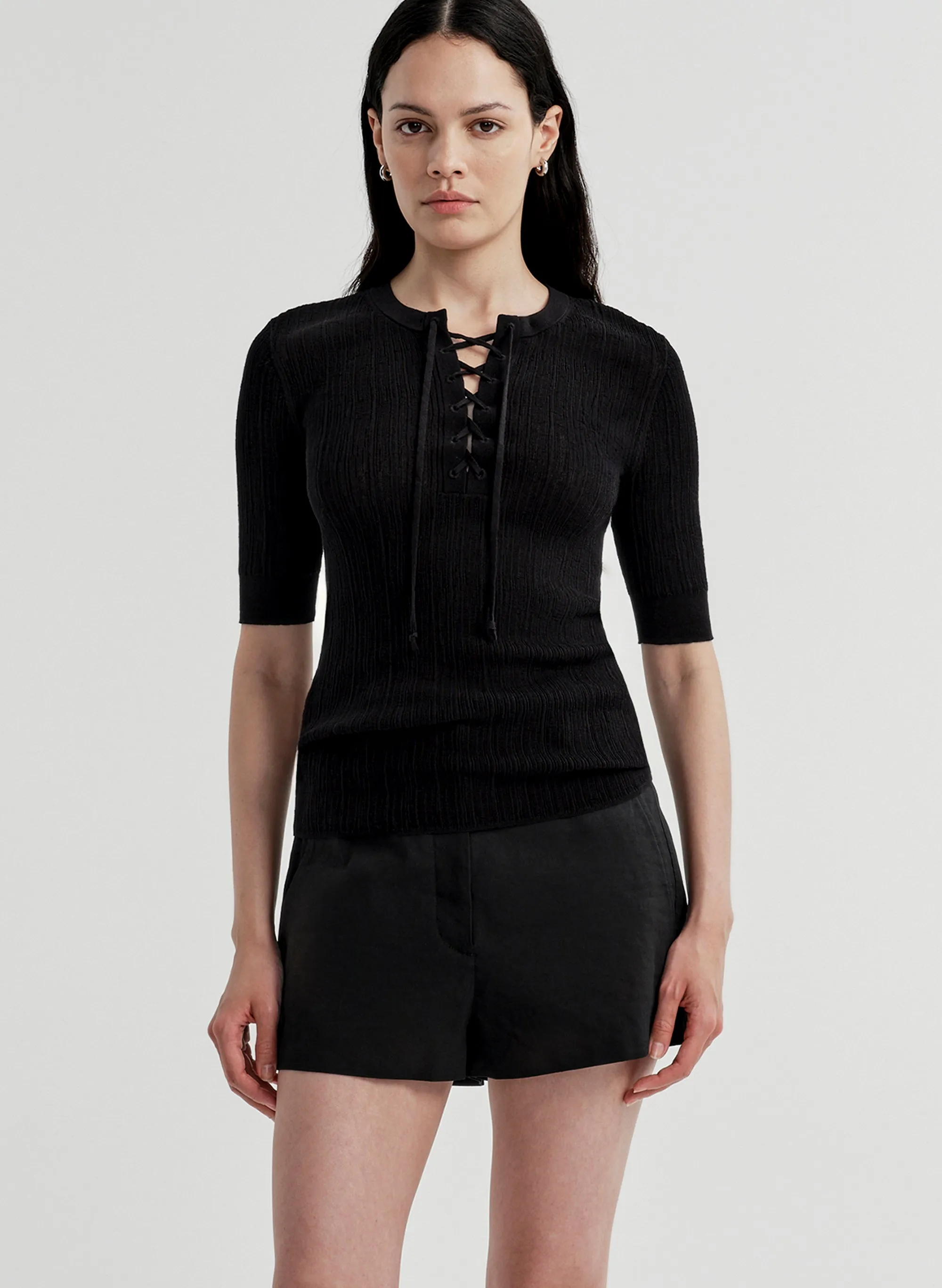 Fawn Fine Cotton Knit Top sold by A.L.C.