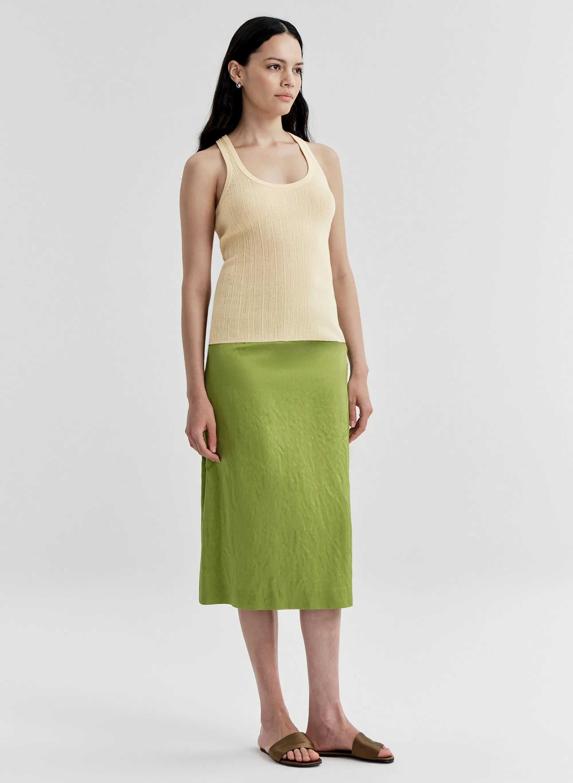 Iris Fine Cotton Tank sold by A.L.C. product image thumbnail 3