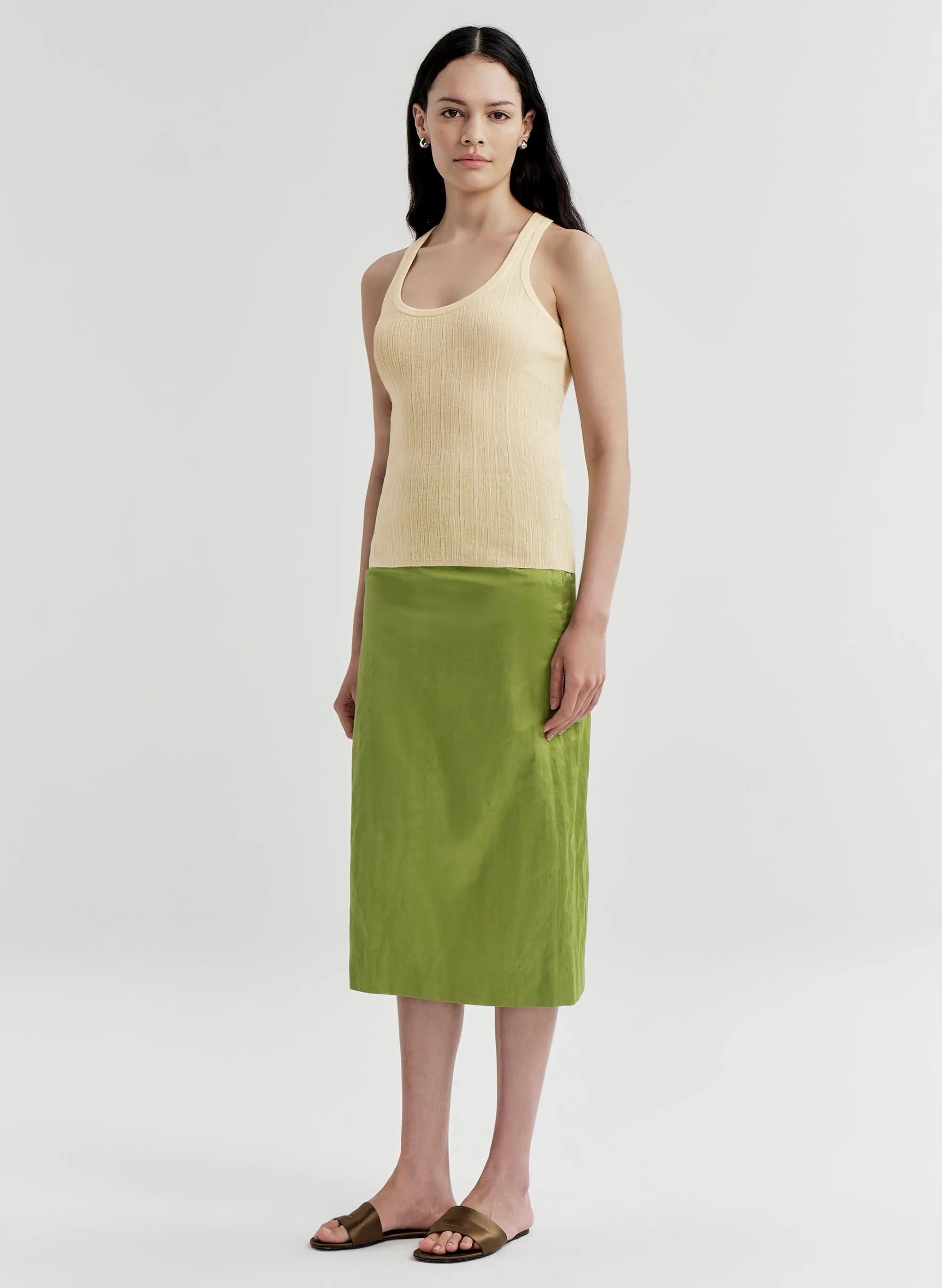 Iris Fine Cotton Tank sold by A.L.C. product image thumbnail 4
