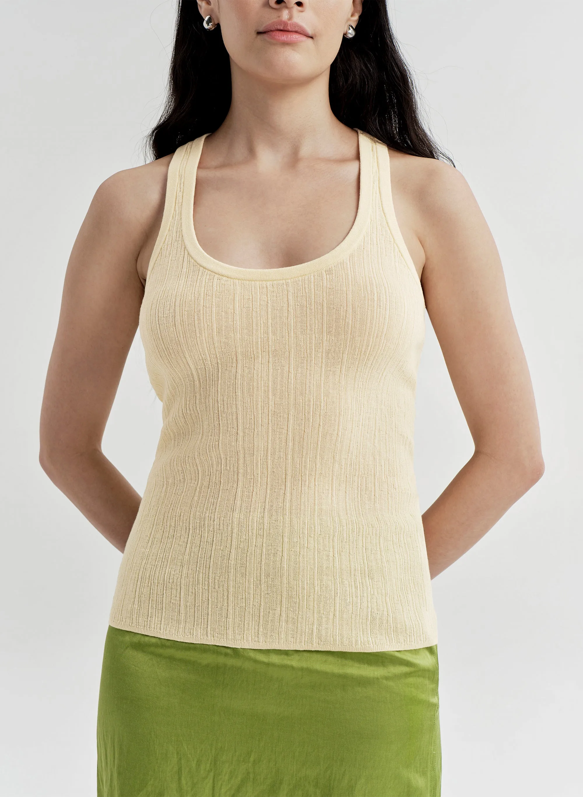 Iris Fine Cotton Tank sold by A.L.C. product image thumbnail 2