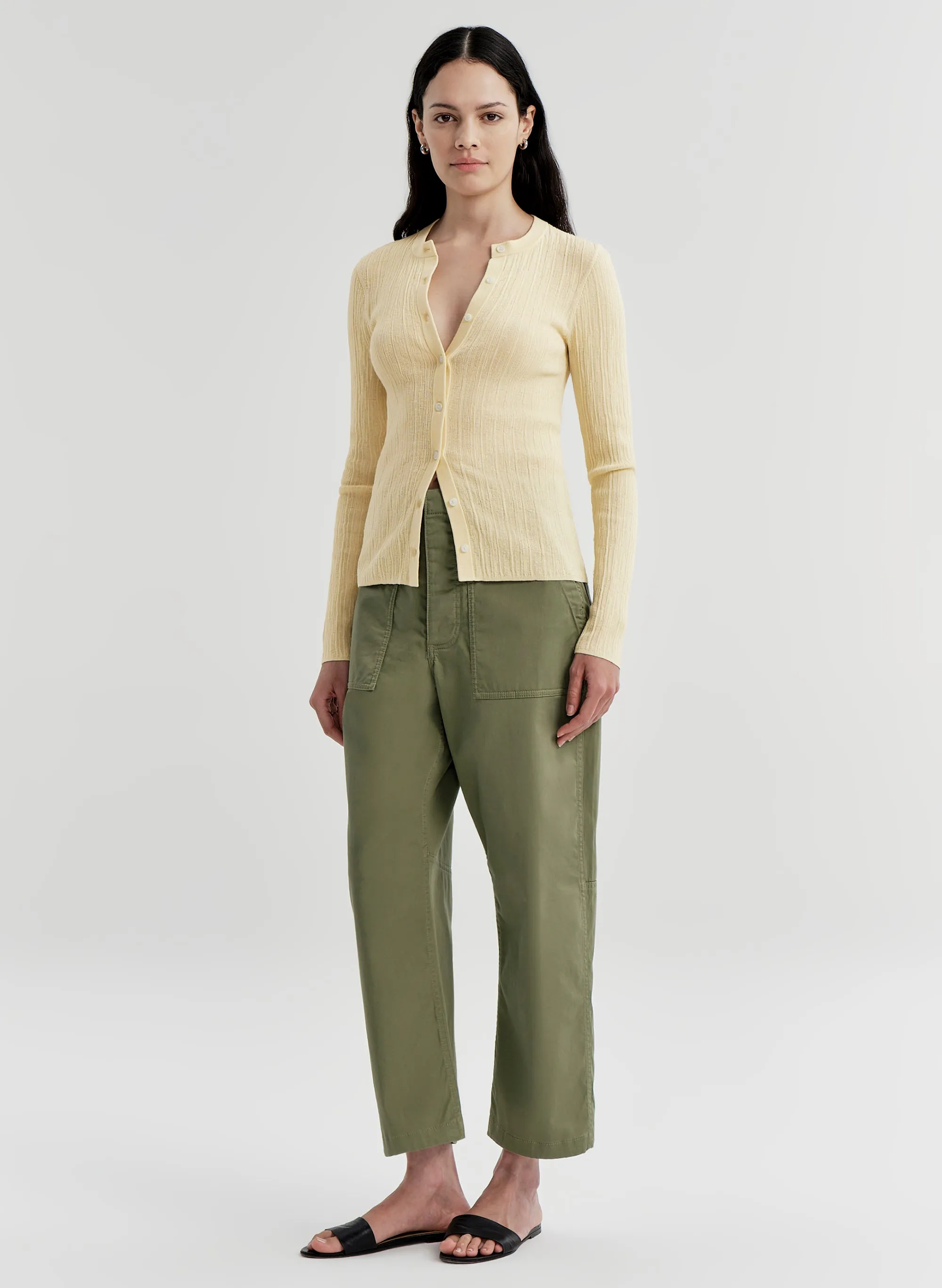 Fisher Fine Cotton Knit Cardigan sold by A.L.C. product image thumbnail 4